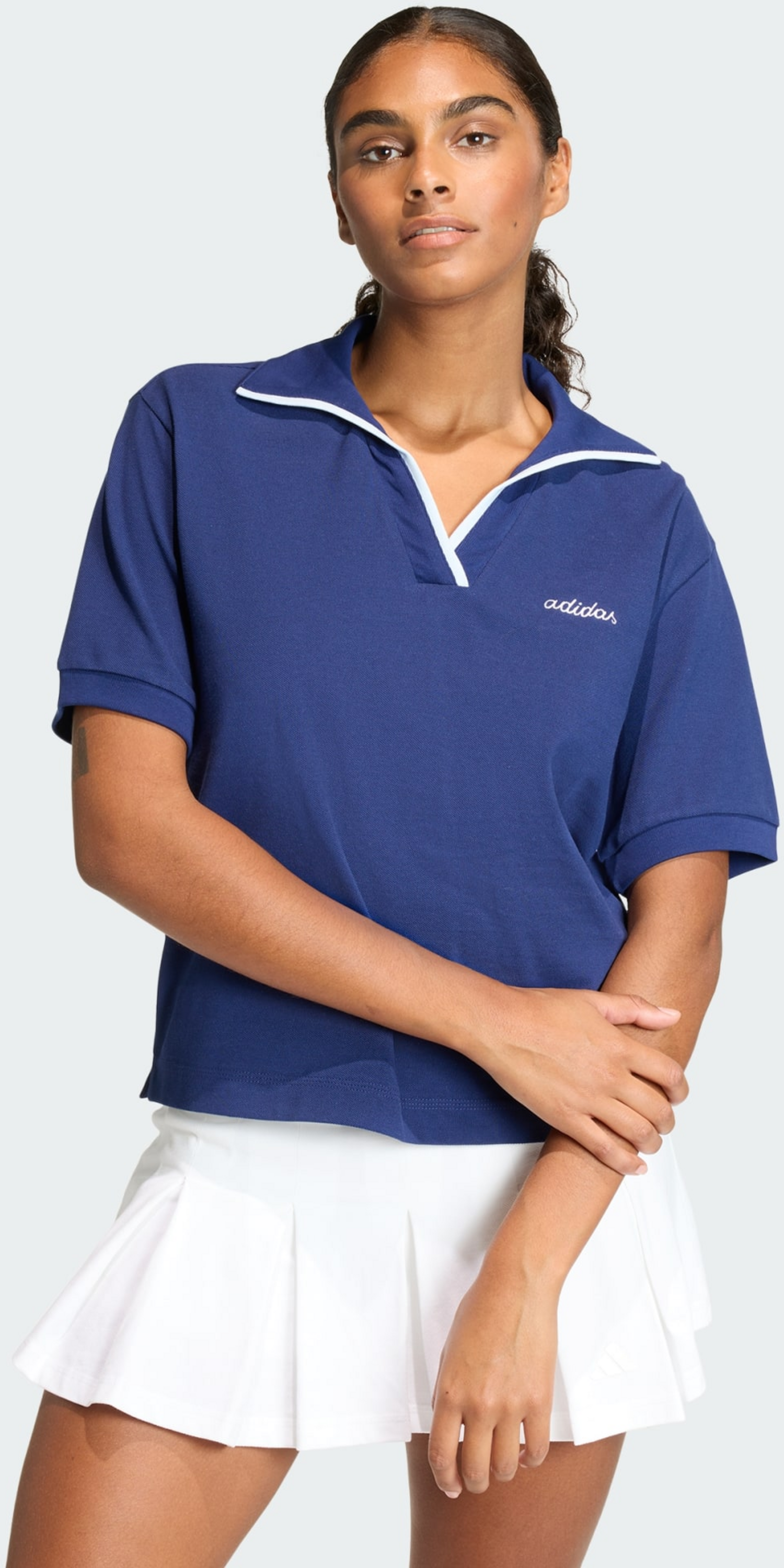 ADIDAS, Adidas Seasonal Essentials Colorpop Pikétröja Med Broderad Grafik