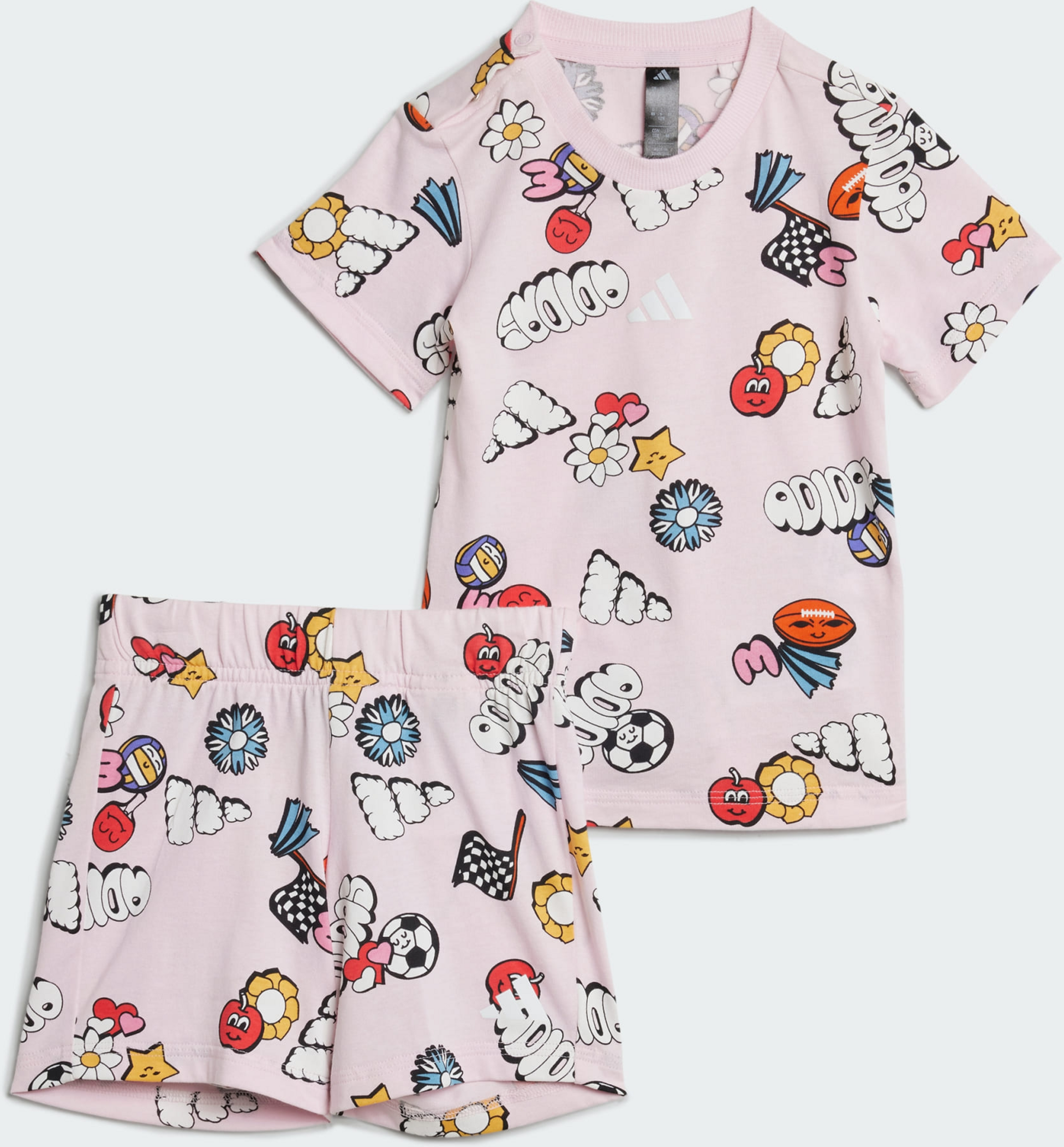 ADIDAS, Adidas Seasonal Essentials Fun Allover Print Set Barn