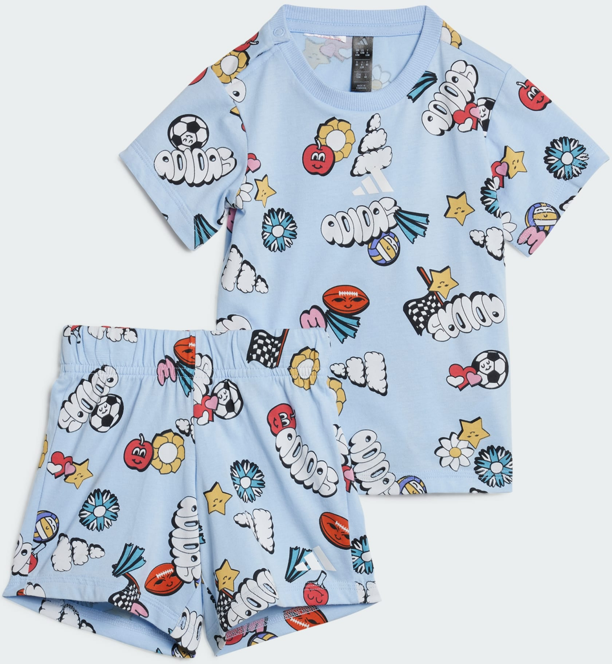 ADIDAS, Adidas Seasonal Essentials Fun Allover Print Set Barn