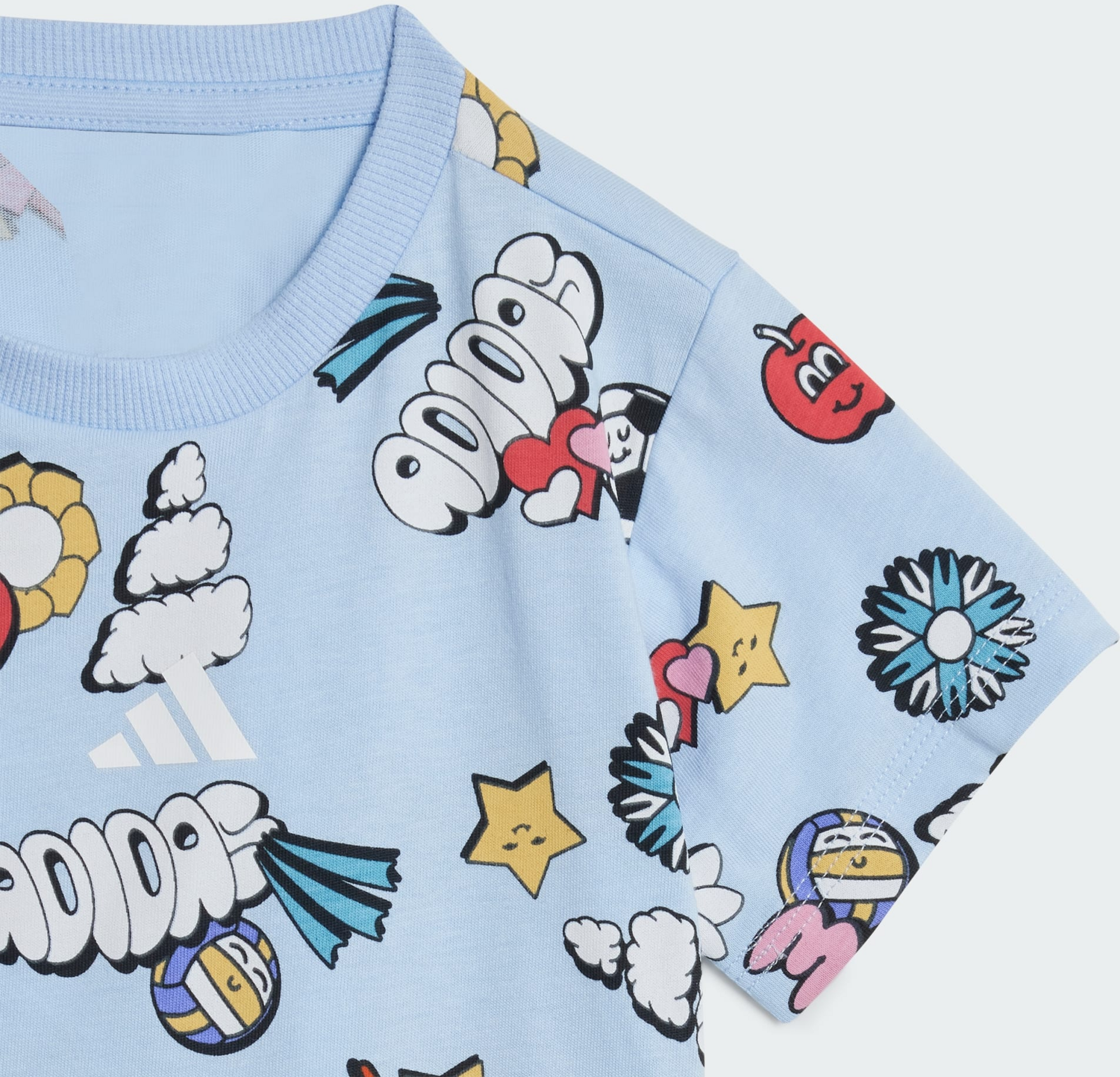 ADIDAS, Adidas Seasonal Essentials Fun Allover Print Set Barn