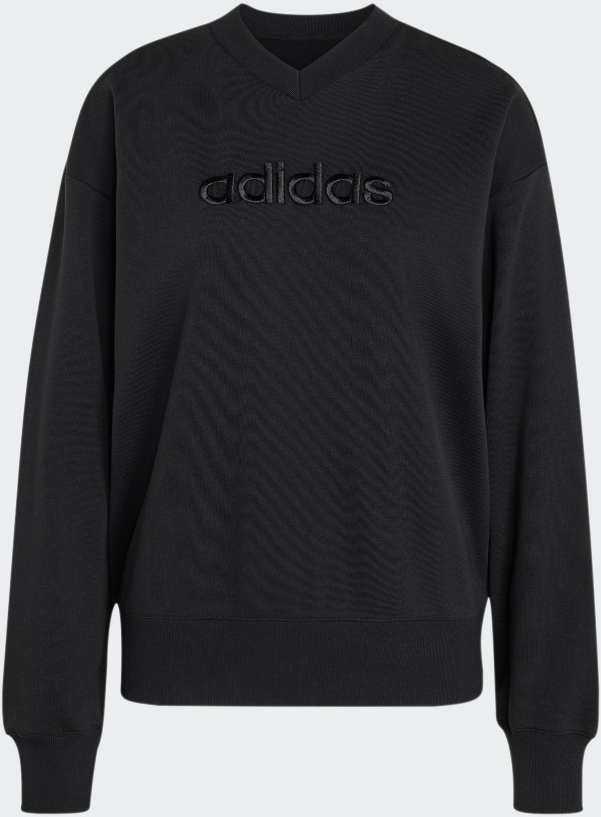 ADIDAS, Adidas Seasonal Essentials Satin V-ringad Sweatshirt