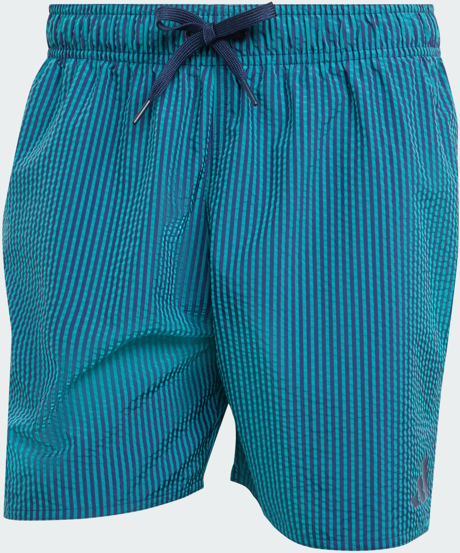 ADIDAS, Adidas Seersucker Stripy Swim Shorts 5-inch