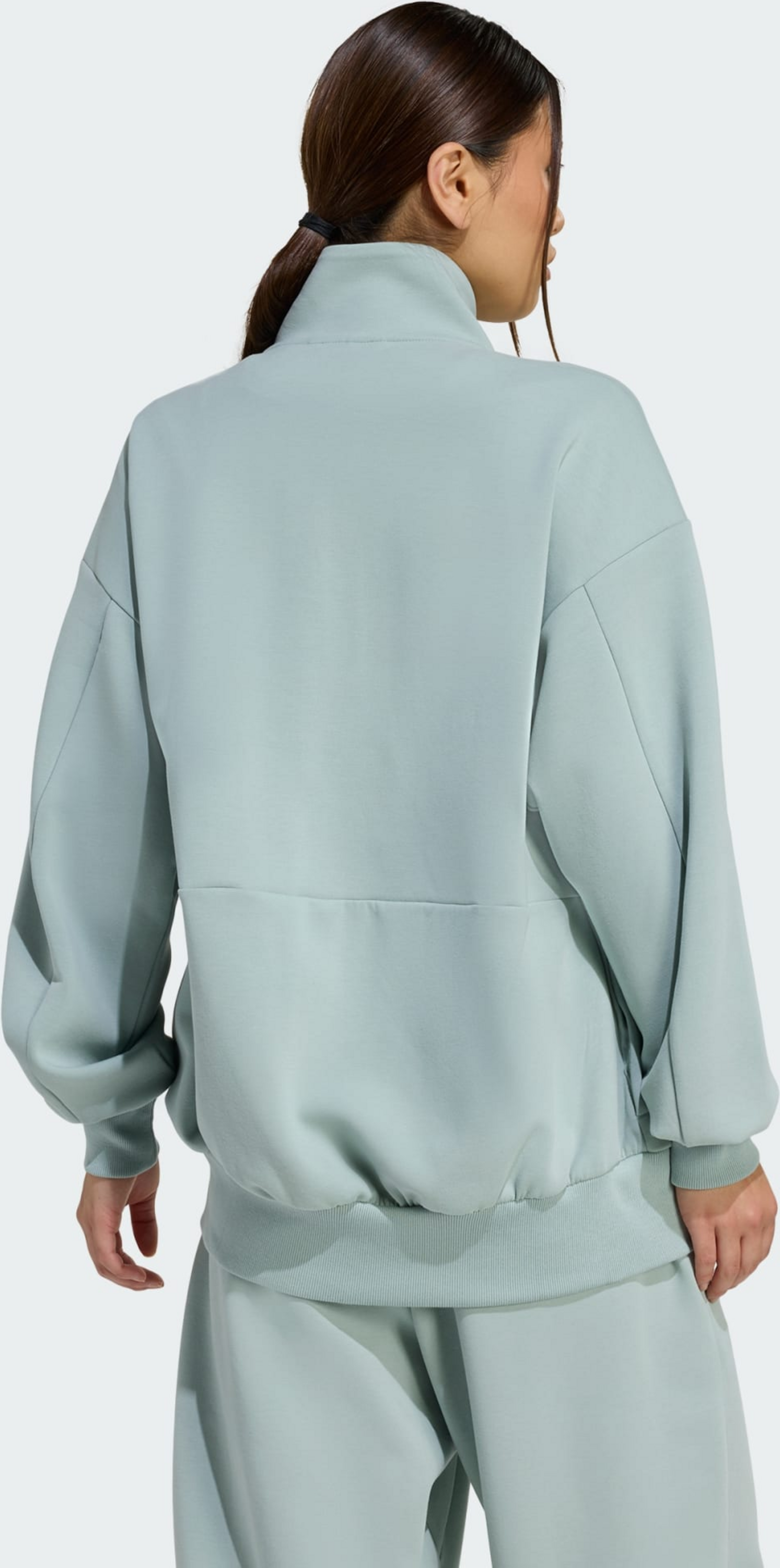 ADIDAS, Adidas Soft Lux-tröja Med Lös Passform Och Hel Dragkedja