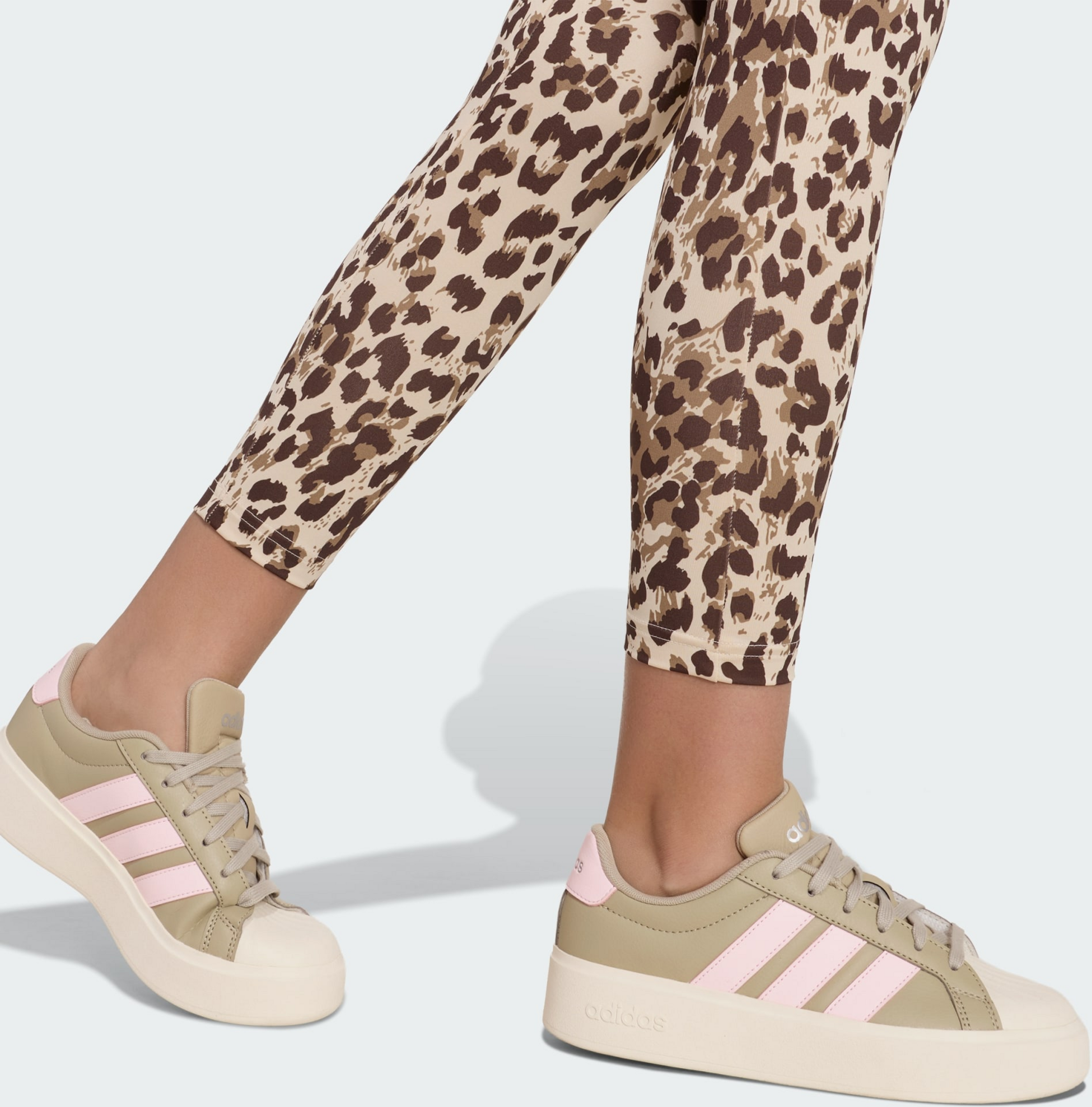 ADIDAS, Adidas Sportleggings Med Djurtryck