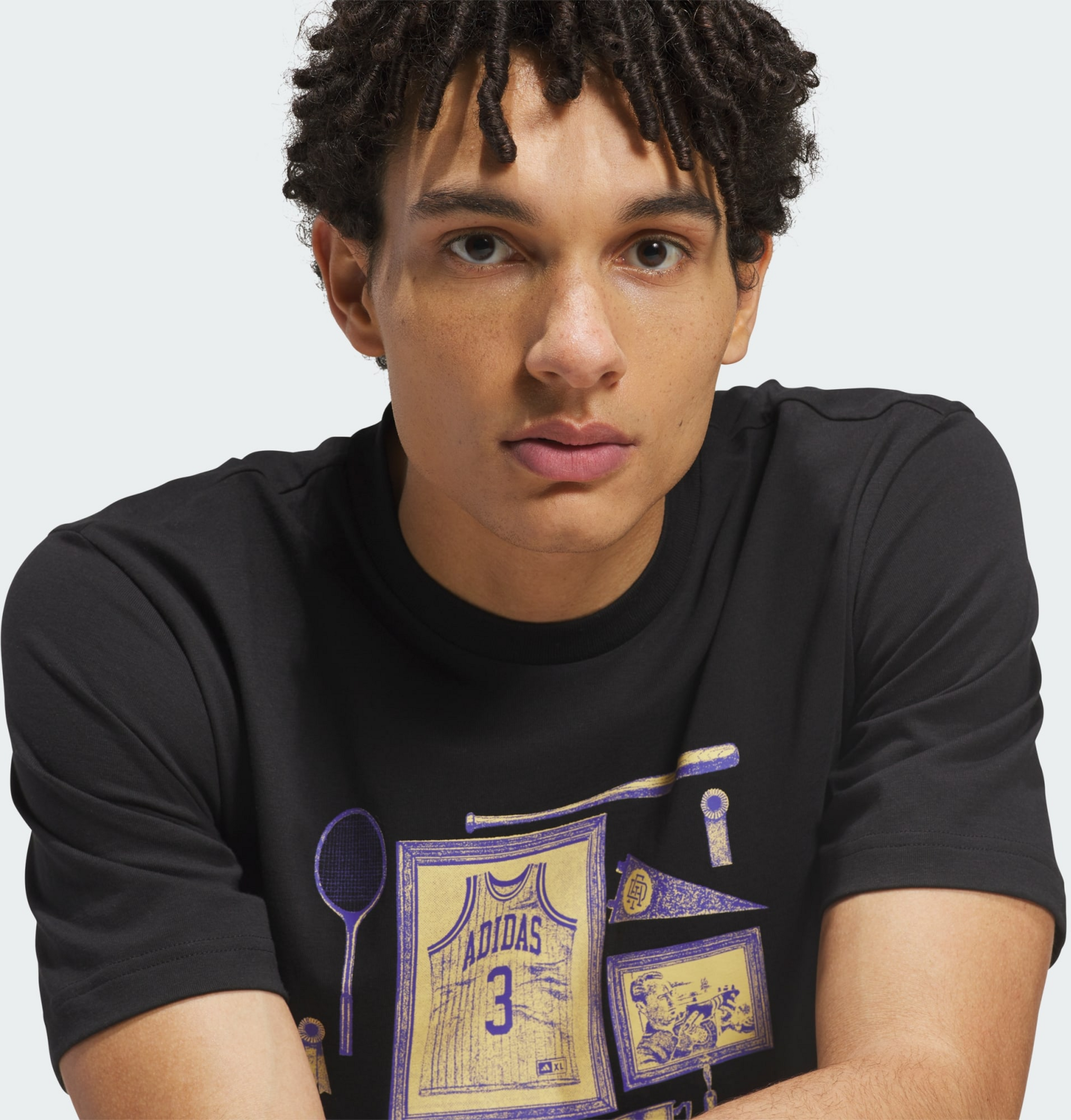 ADIDAS, Adidas Sports Bar Memorabilia T-shirt Med Tryck