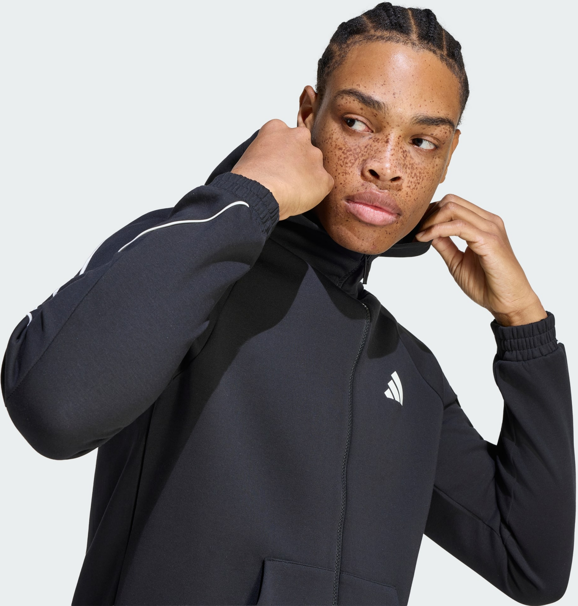 ADIDAS, Adidas Stadium Small Logo Full-zip Huvtr&ouml;ja
