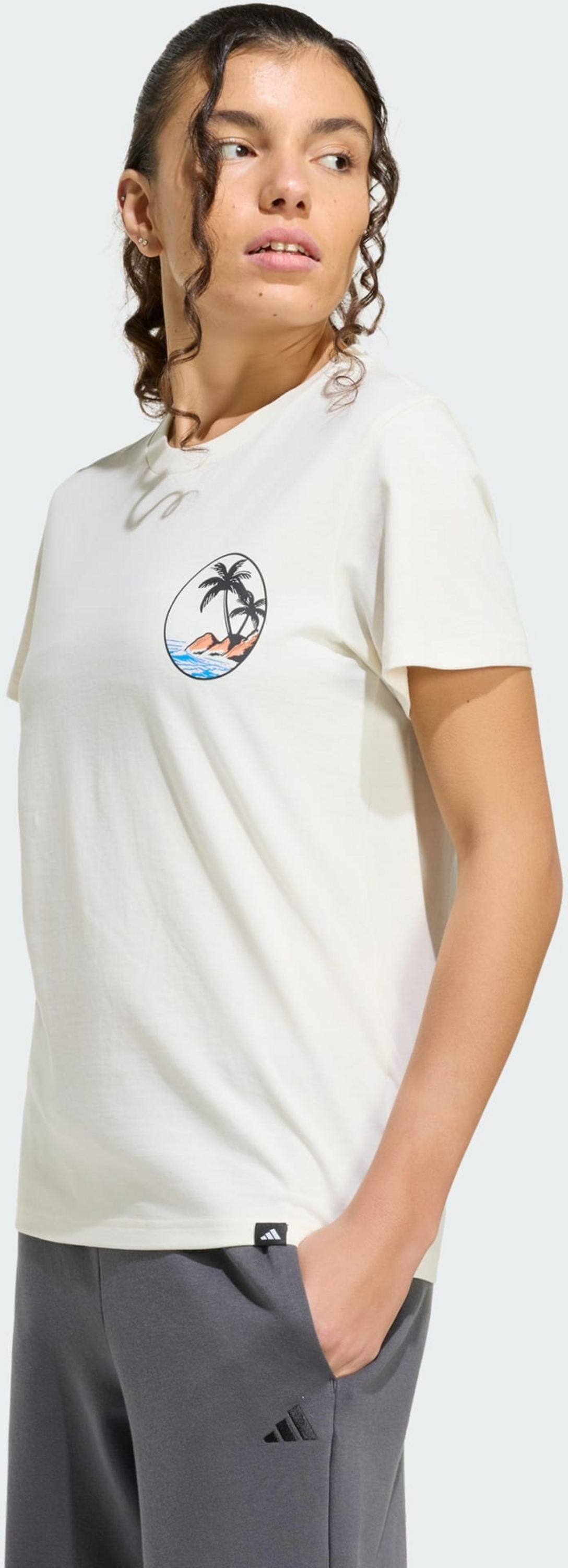 ADIDAS, Adidas Summer Slide T-shirt Med Grafik