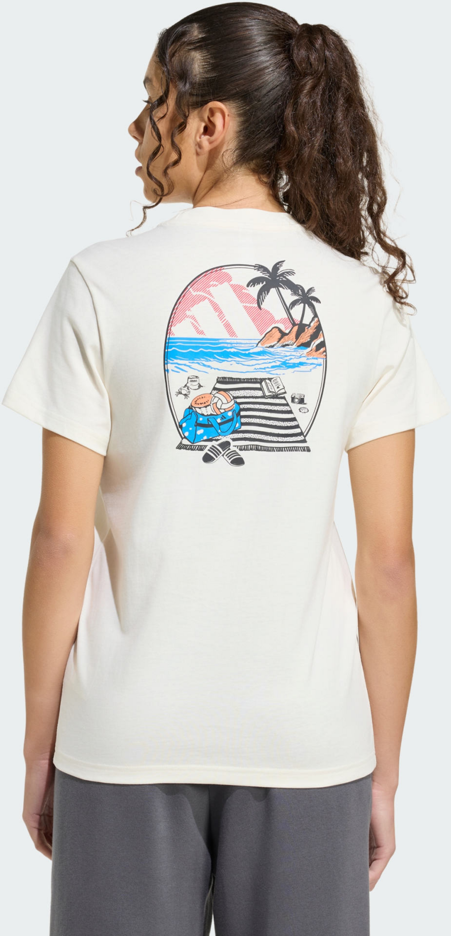 ADIDAS, Adidas Summer Slide T-shirt Med Grafik
