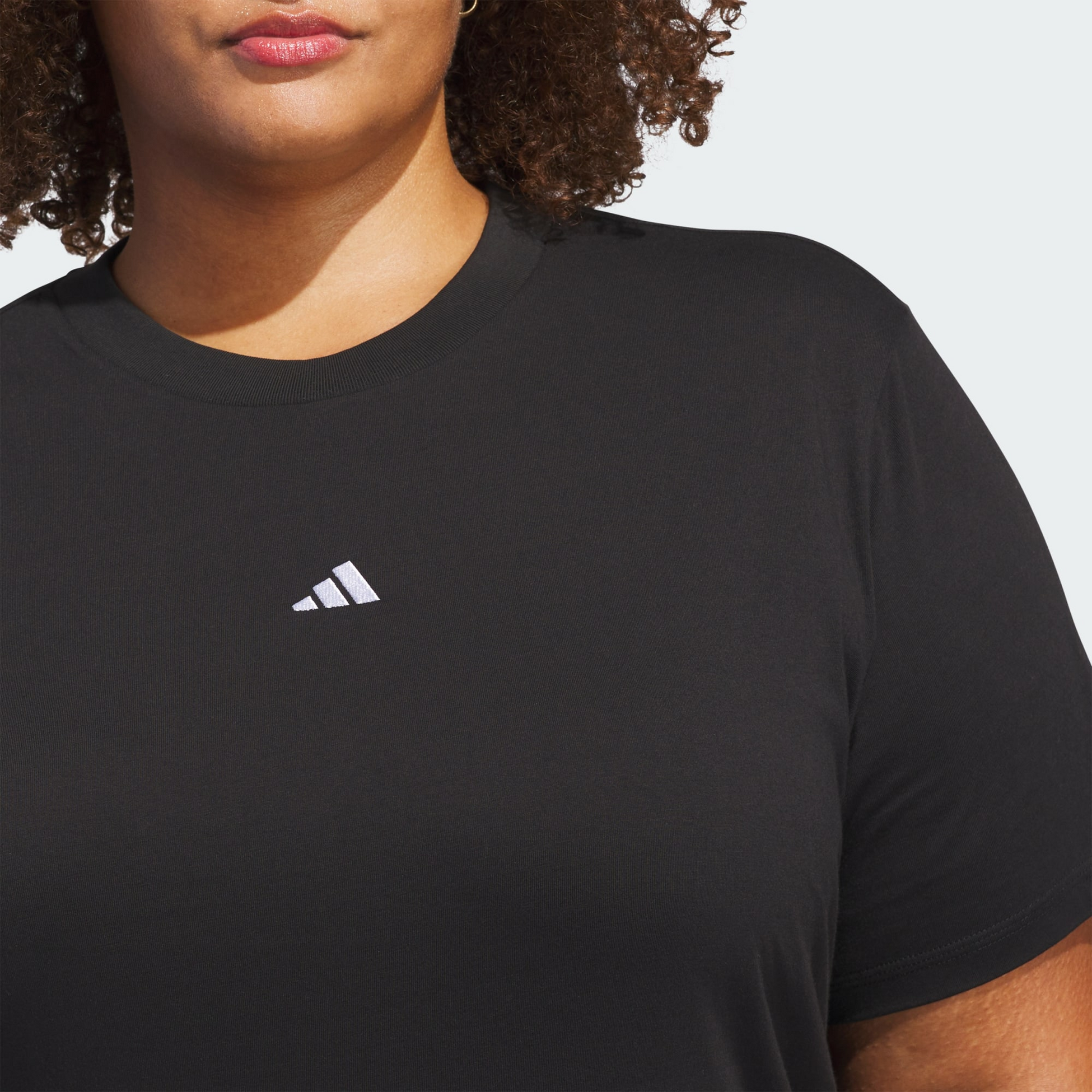 ADIDAS, Adidas T-shirt Med Liten Logotyp (plus Size)