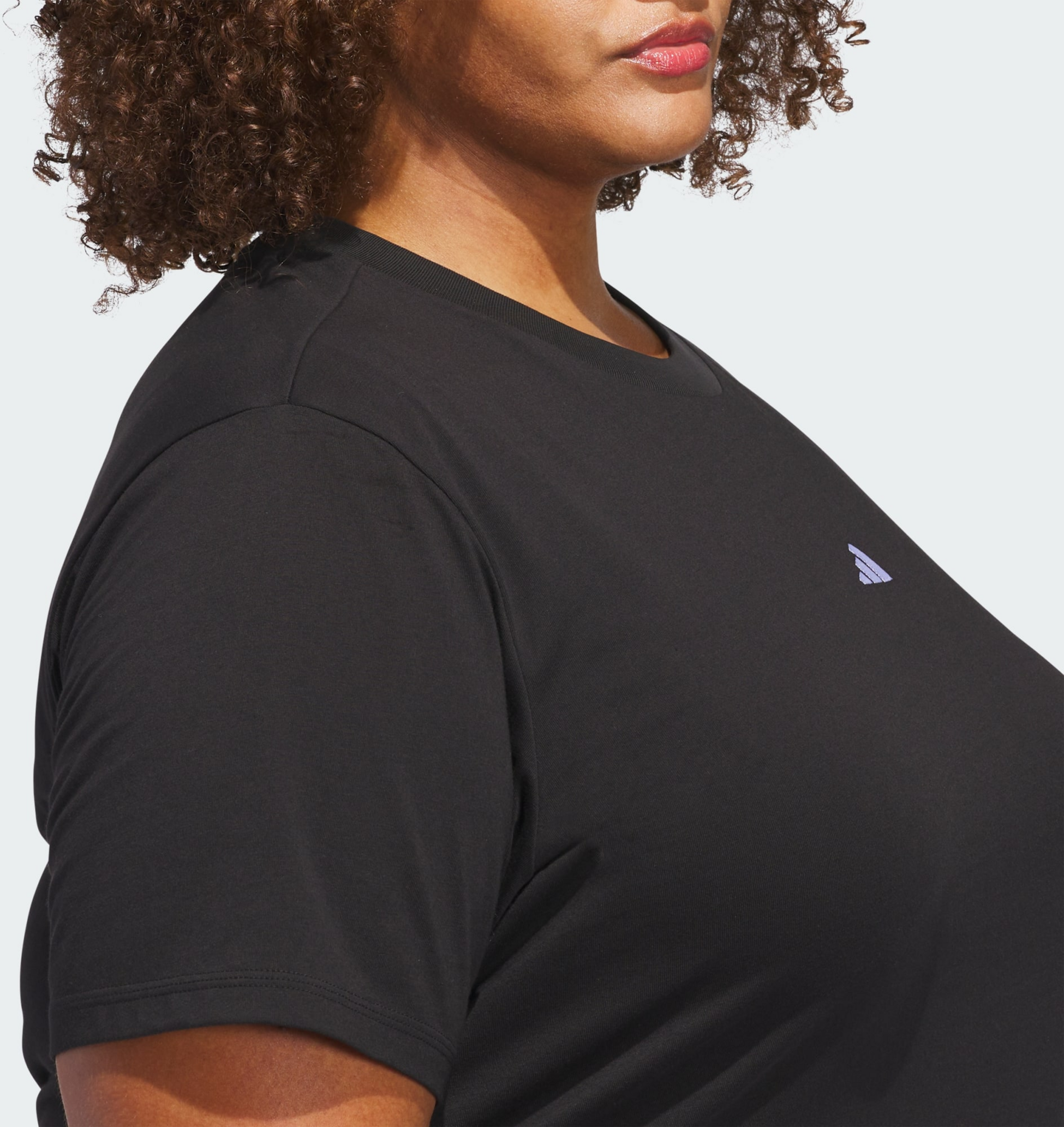 ADIDAS, Adidas T-shirt Med Liten Logotyp (plus Size)