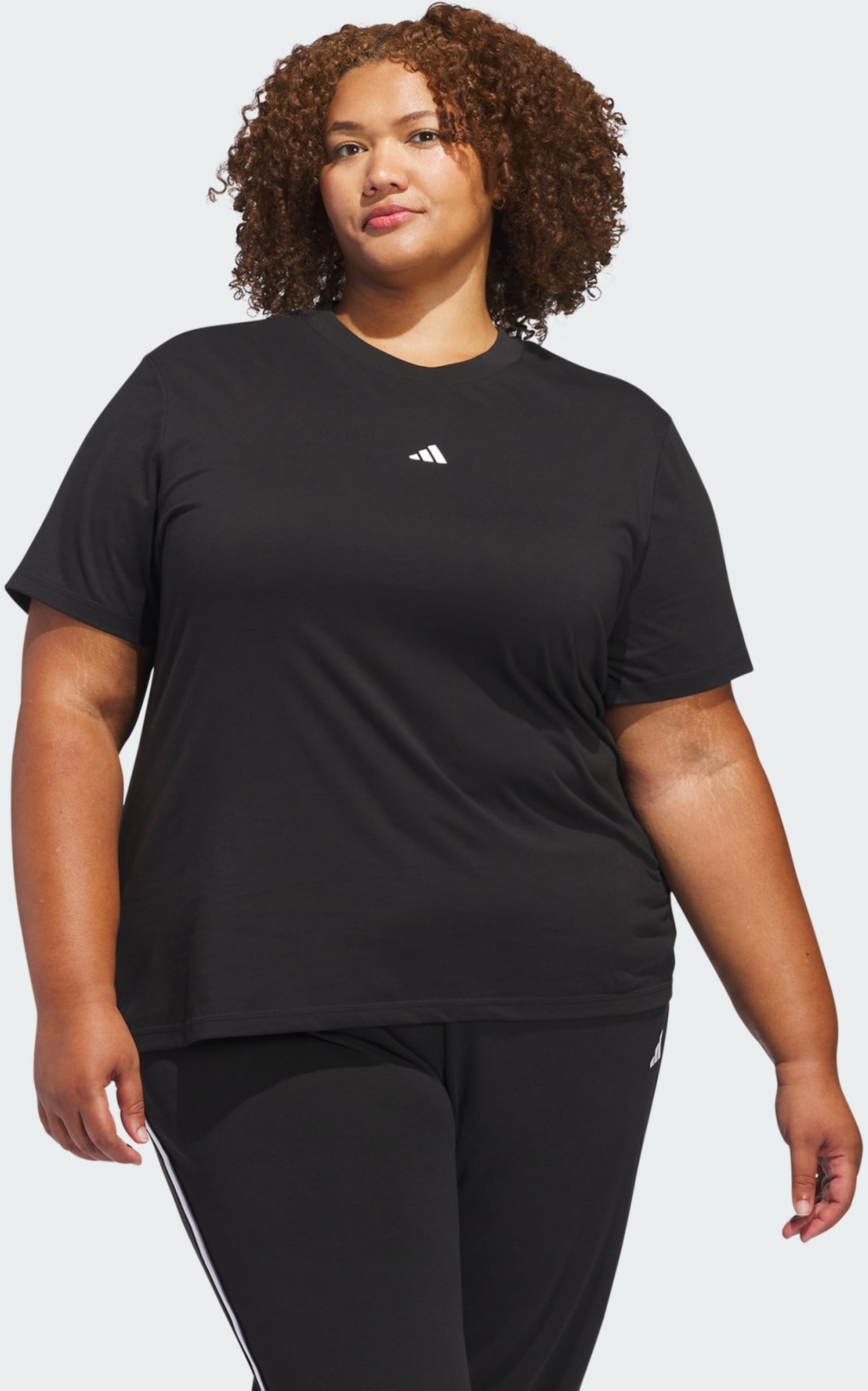 ADIDAS, Adidas T-shirt Med Liten Logotyp (plus Size)