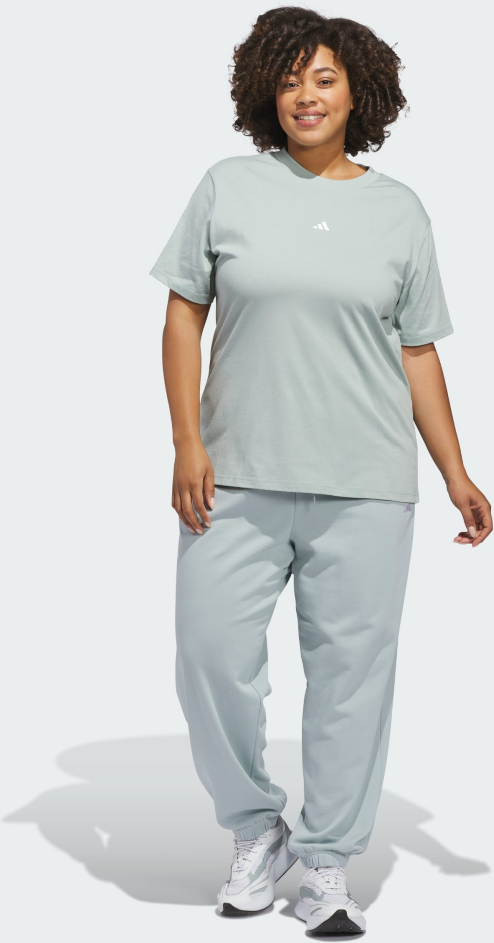 ADIDAS, Adidas T-shirt Med Liten Logotyp (plus Size)