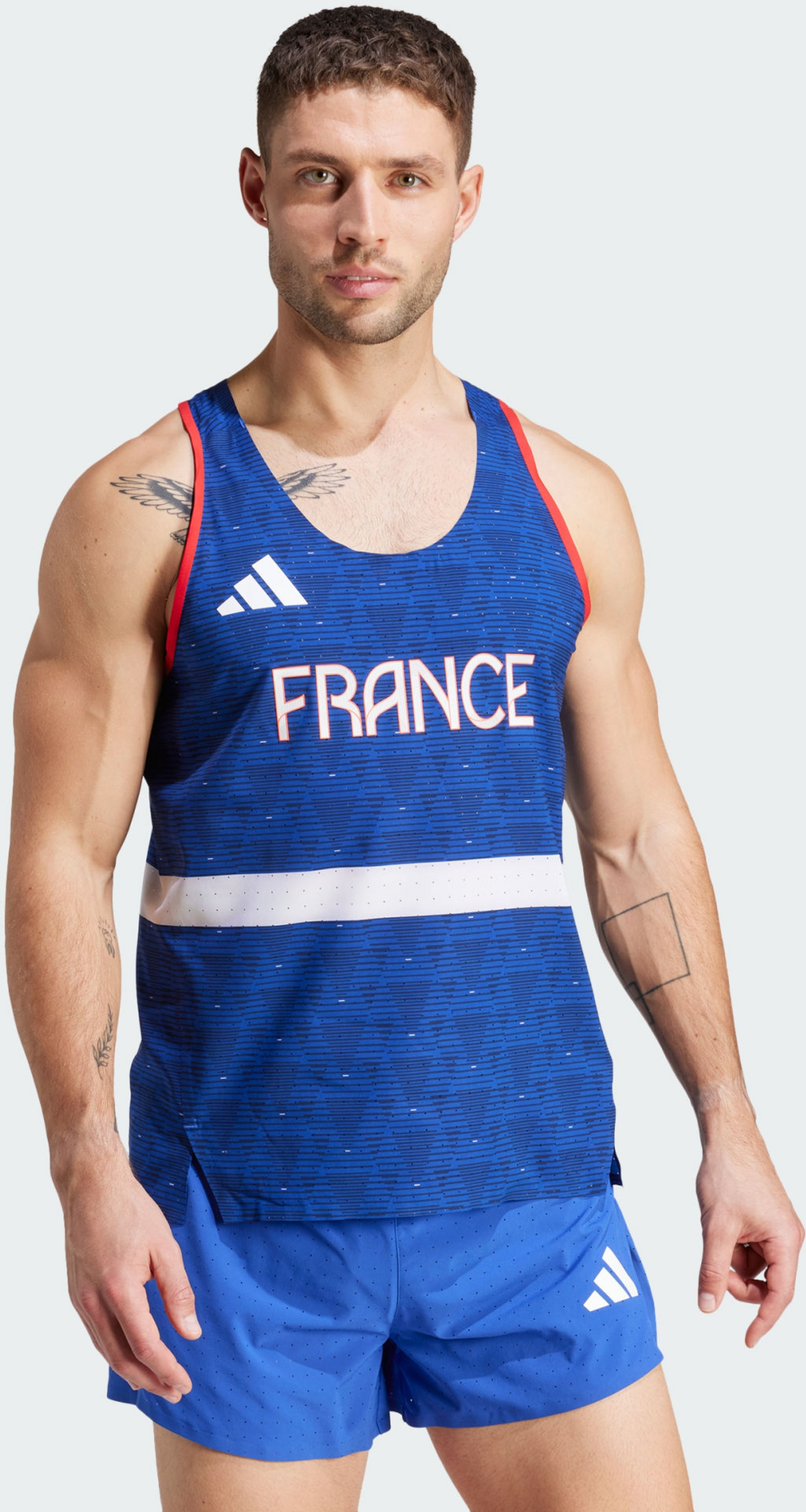 ADIDAS, Adidas Team France Athletisme Linne Men