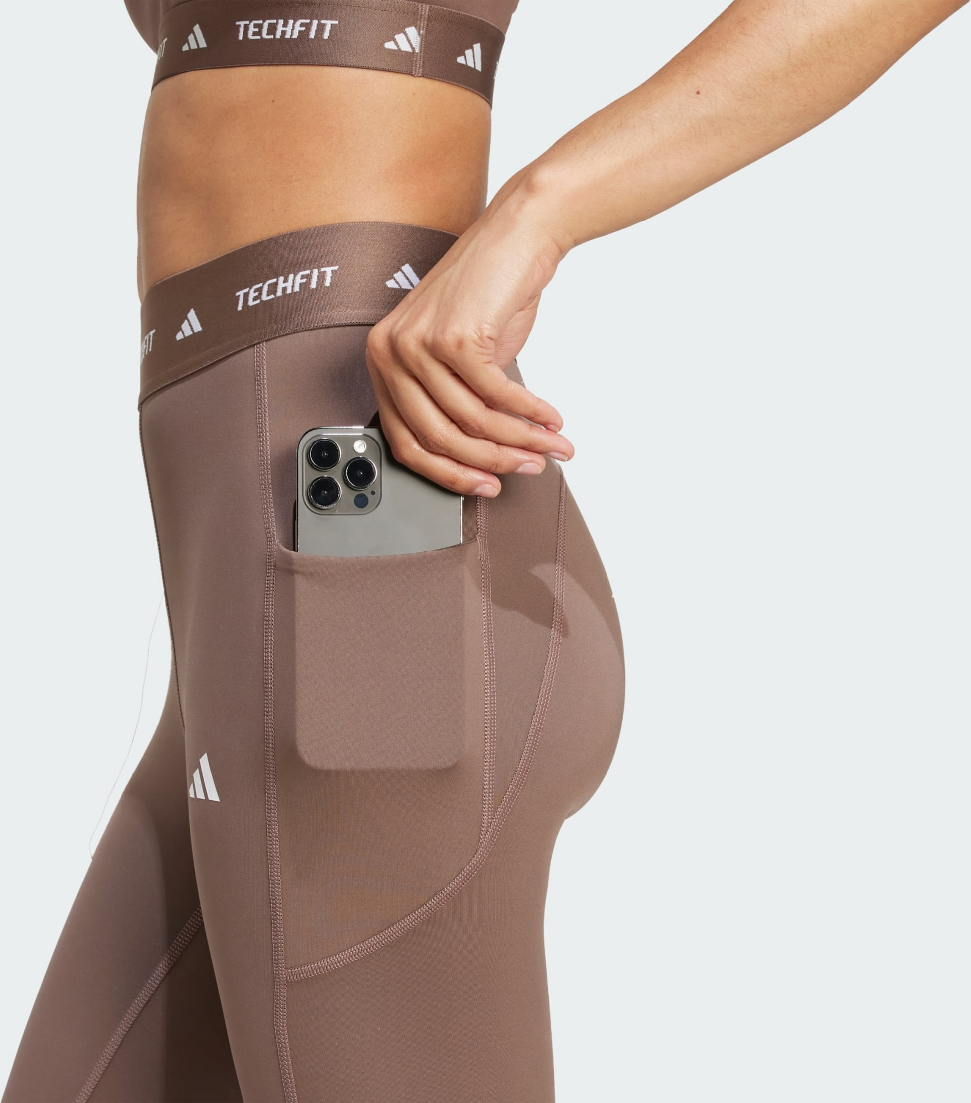 ADIDAS, Adidas Techfit Stash Pocket Full-length Tights