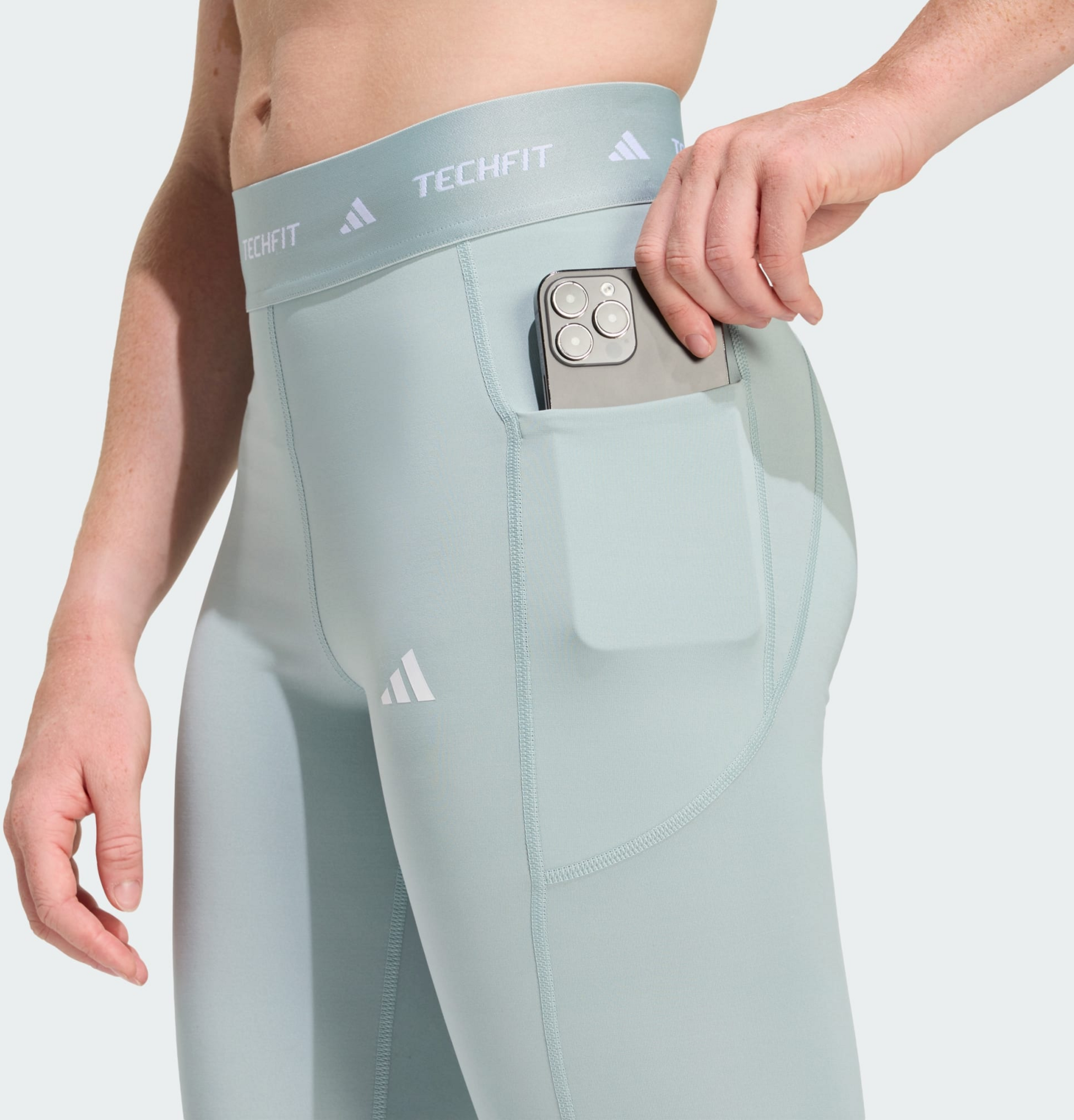 ADIDAS, Adidas Techfit Stash Pocket Full-length Tights