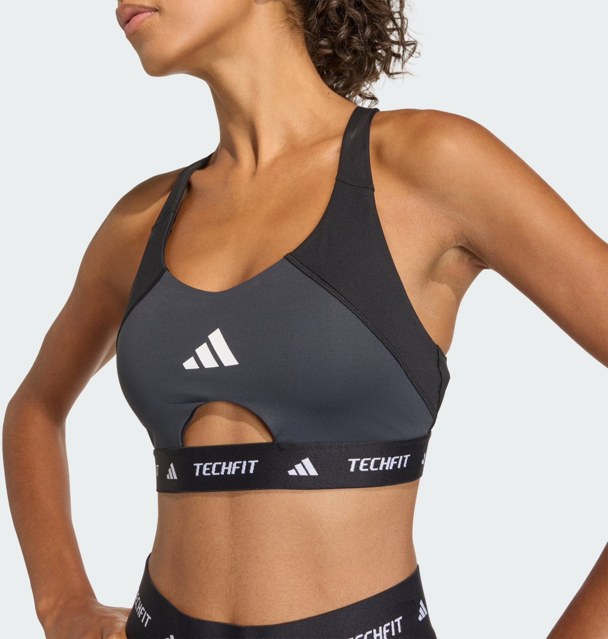 ADIDAS, Adidas Techfit Workout Color Block Medium Support Bh