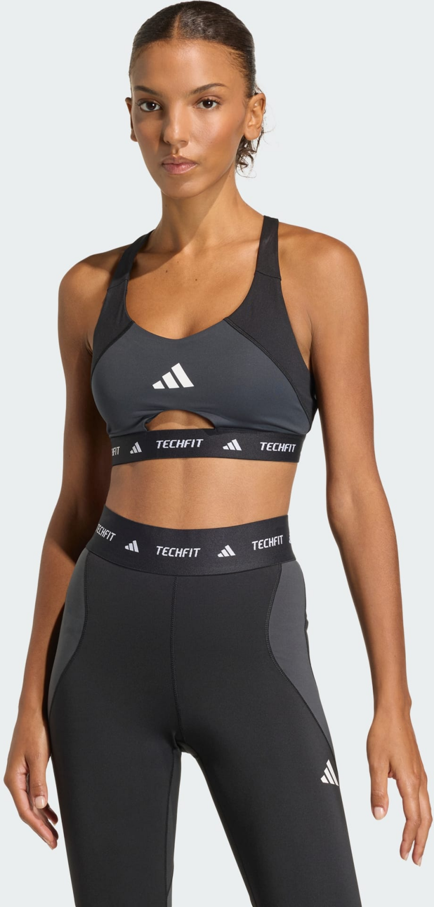 ADIDAS, Adidas Techfit Workout Color Block Medium Support Bh