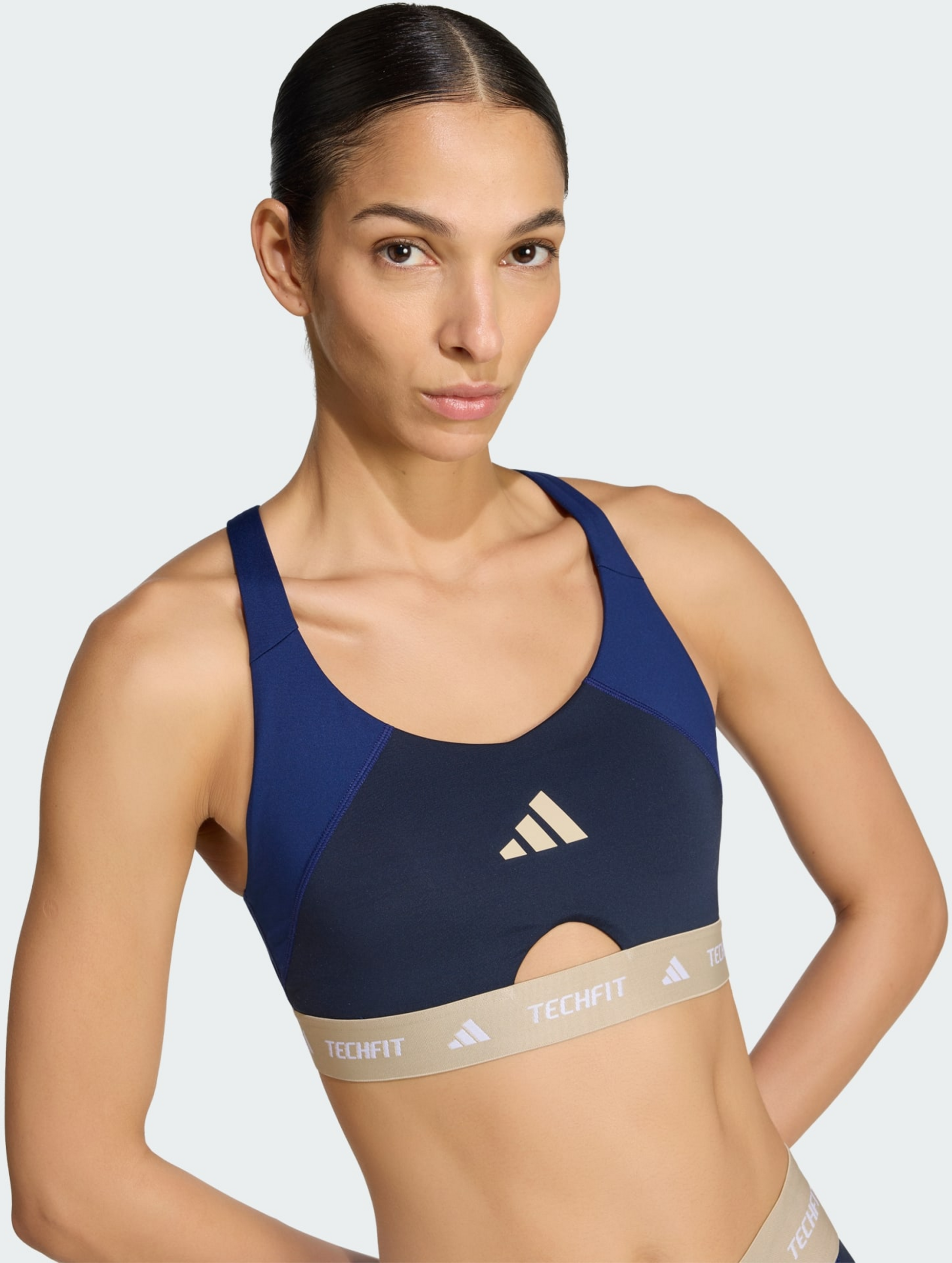 ADIDAS, Adidas Techfit Workout Color Block Medium Support Bh