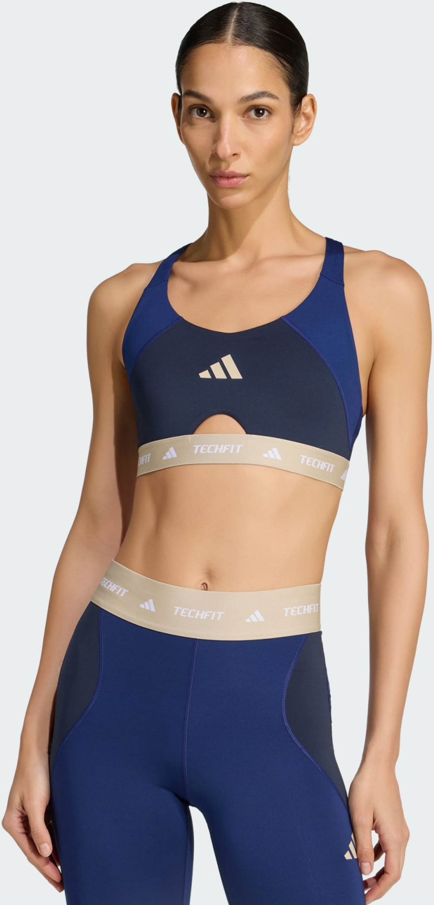 ADIDAS, Adidas Techfit Workout Color Block Medium Support Bh