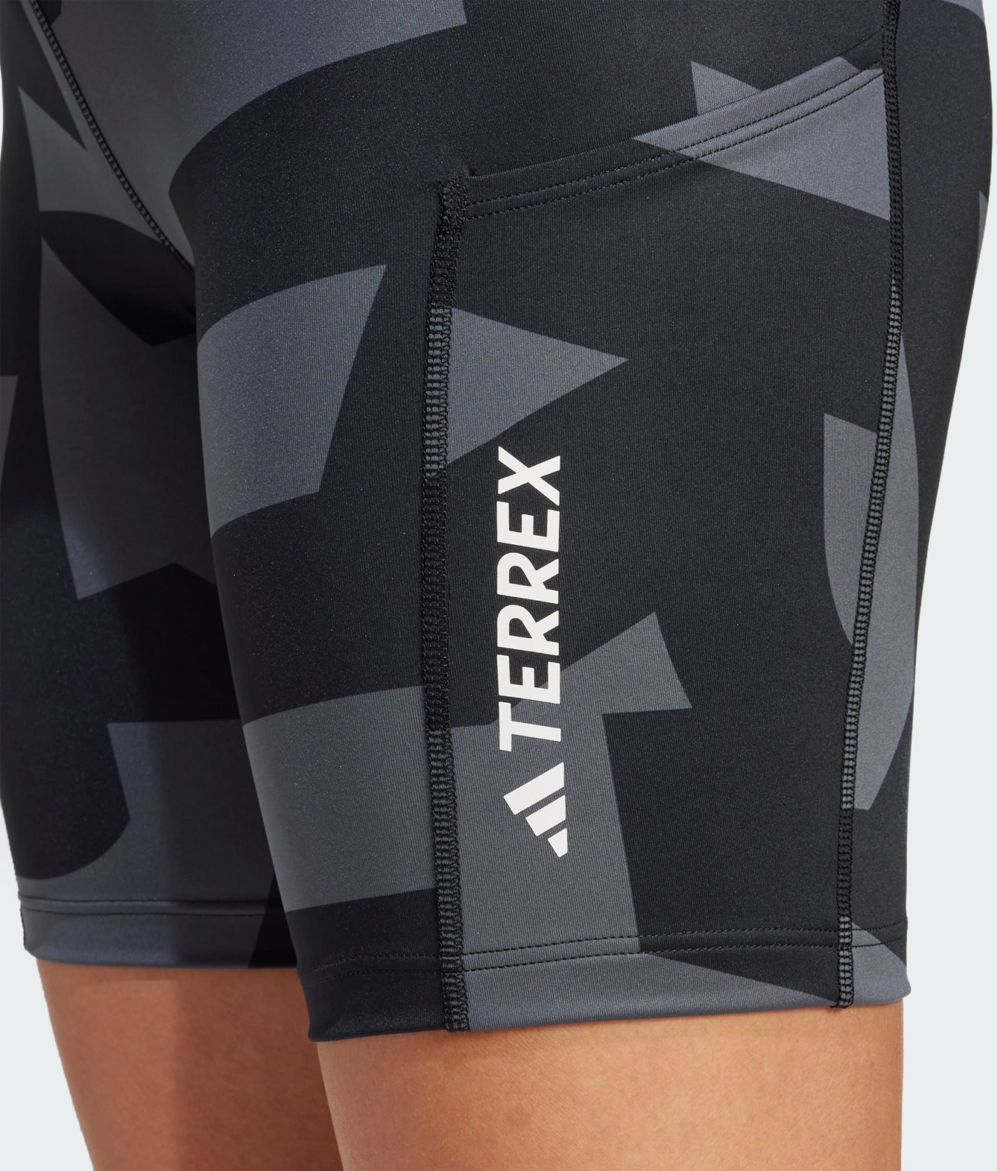 ADIDAS, Adidas Terrex Multi 8-inch Printed Tight Shorts