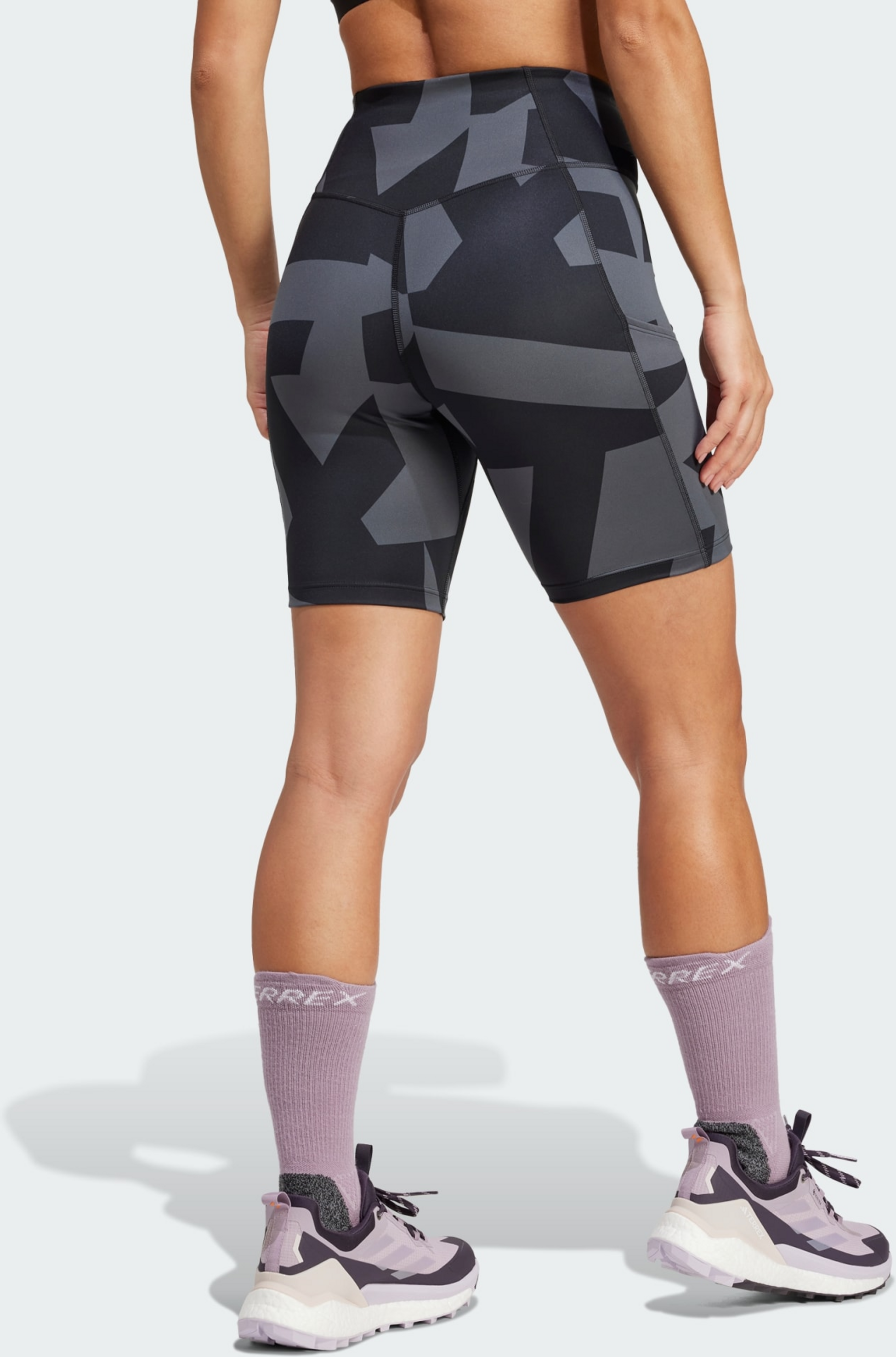 ADIDAS, Adidas Terrex Multi 8-inch Printed Tight Shorts