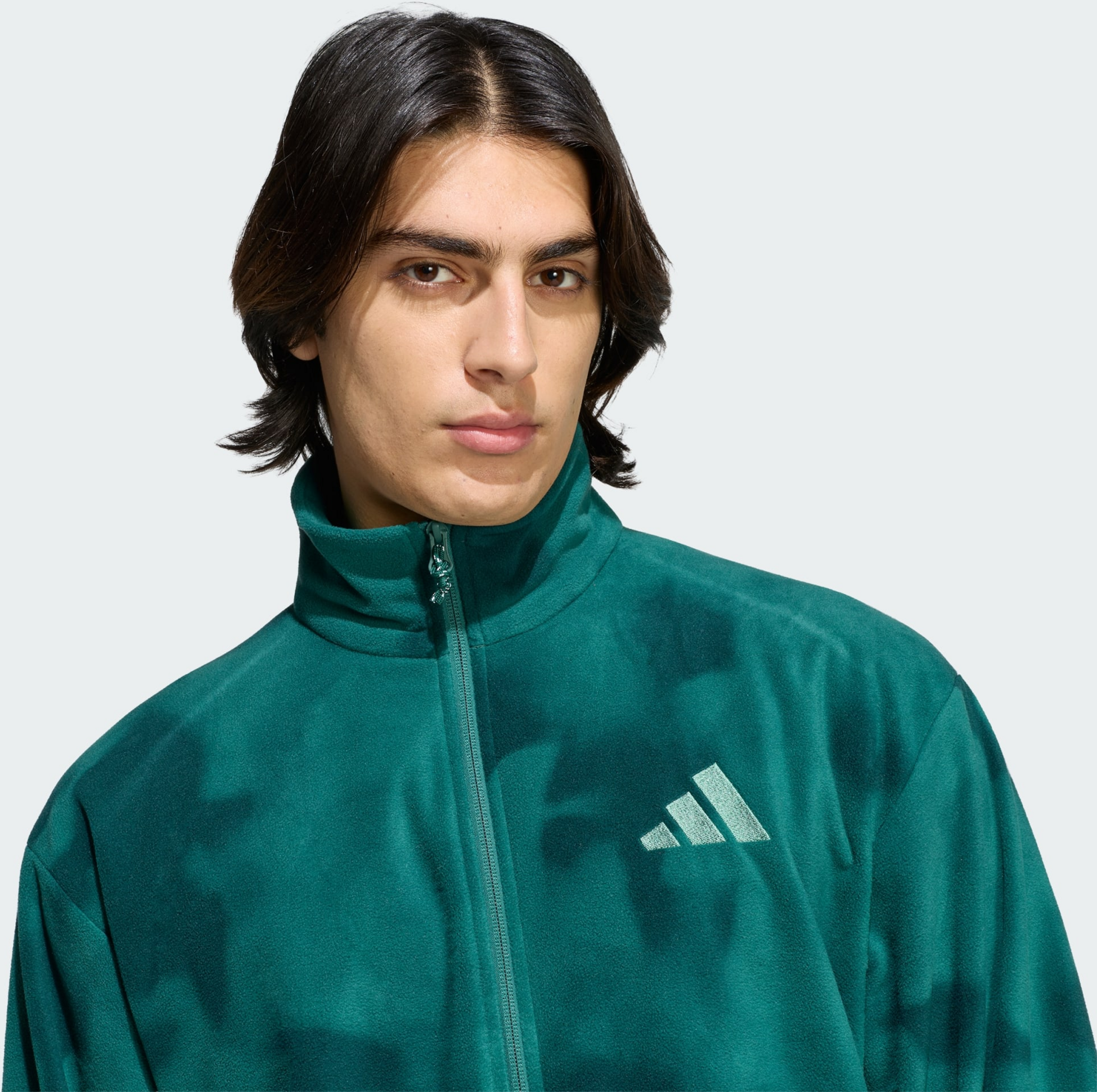 ADIDAS, Adidas Terrex Multi Climawarm Fleecejacka Med Hel Dragkedja