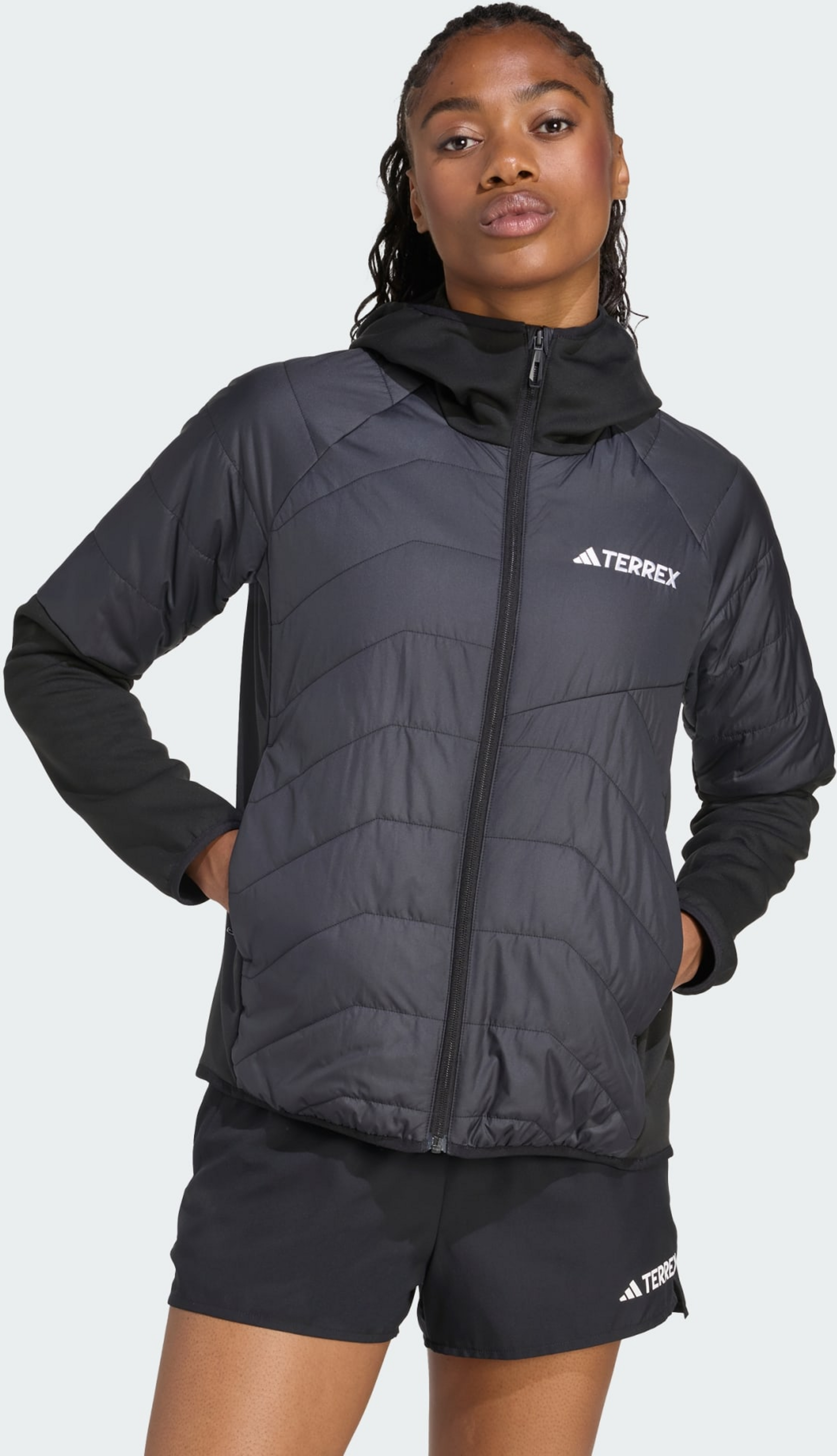 ADIDAS, Adidas Terrex Multi Climawarm Insulated Hybrid Hooded Jacka