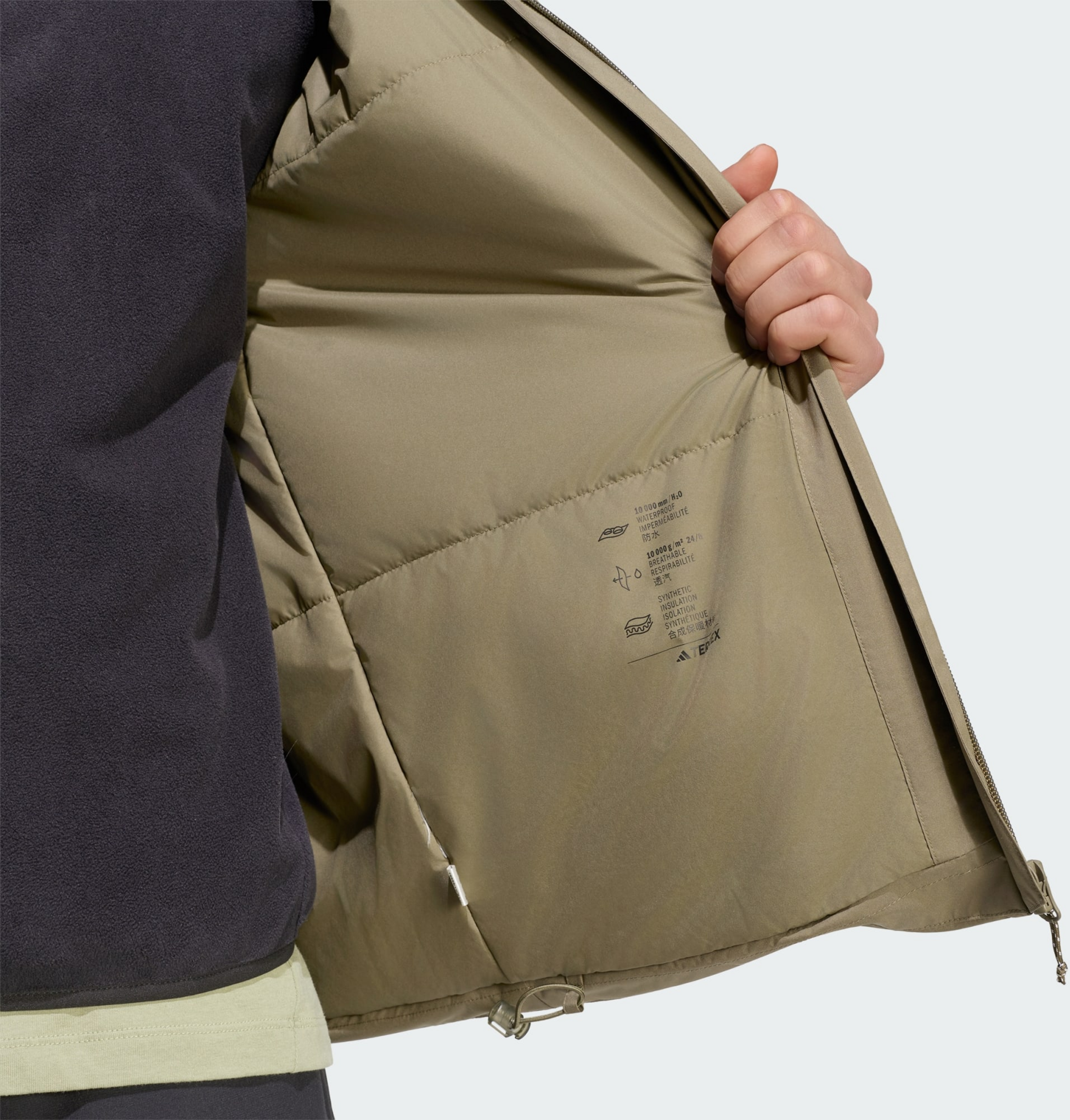 ADIDAS, Adidas Terrex Multi Essentials Climawarm Insulated Jacka Med Huva