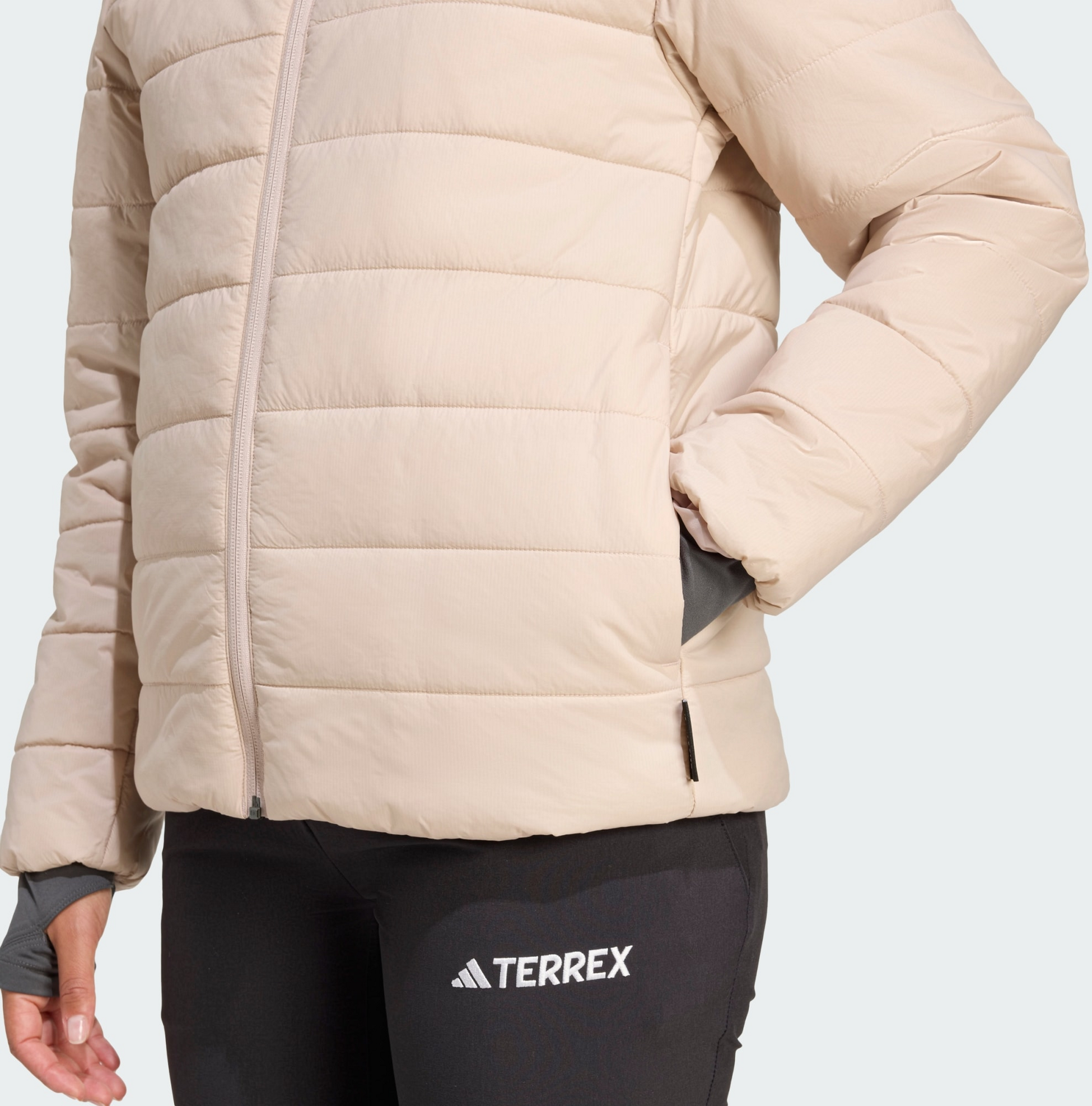 ADIDAS, Adidas Terrex Multi Essentials Climawarm Insulated Jacka Med Huva