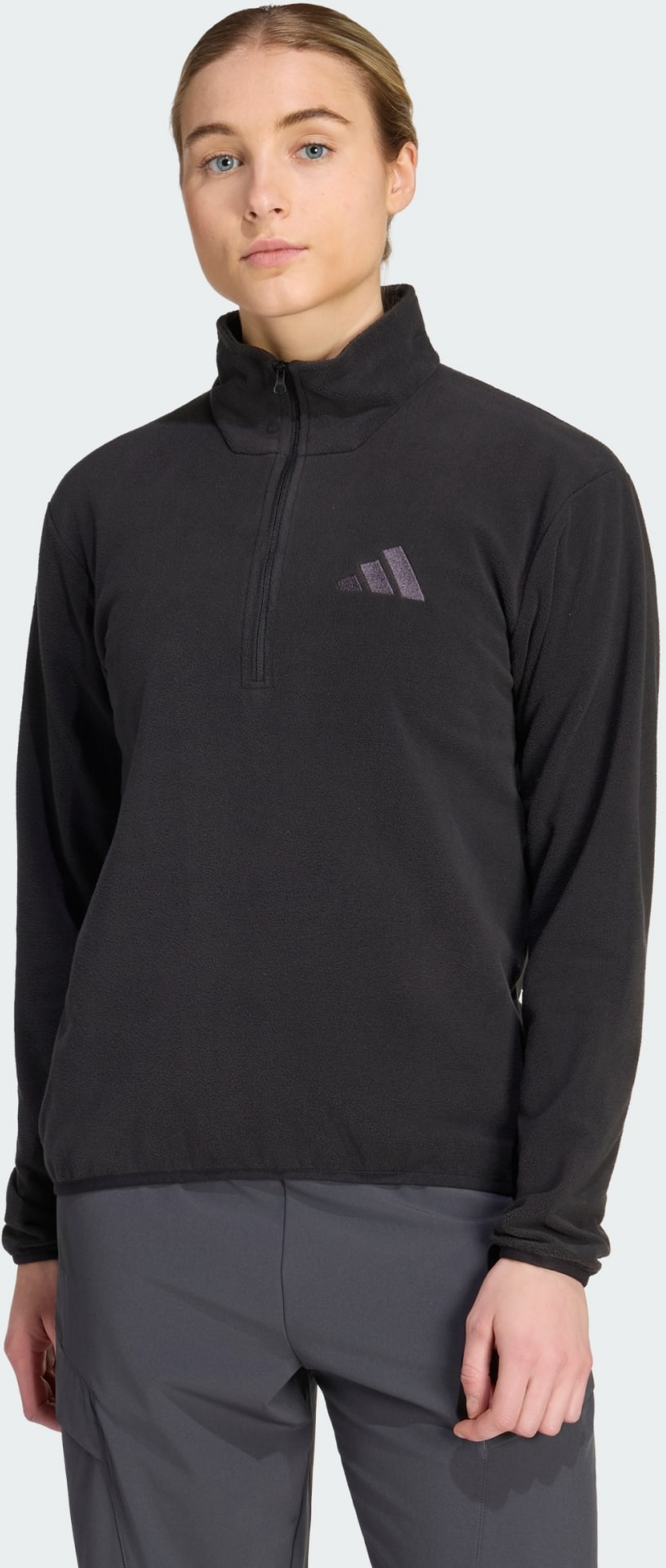 ADIDAS, Adidas Terrex Multi Essentials Fleecejacka Med Halv Dragkedja