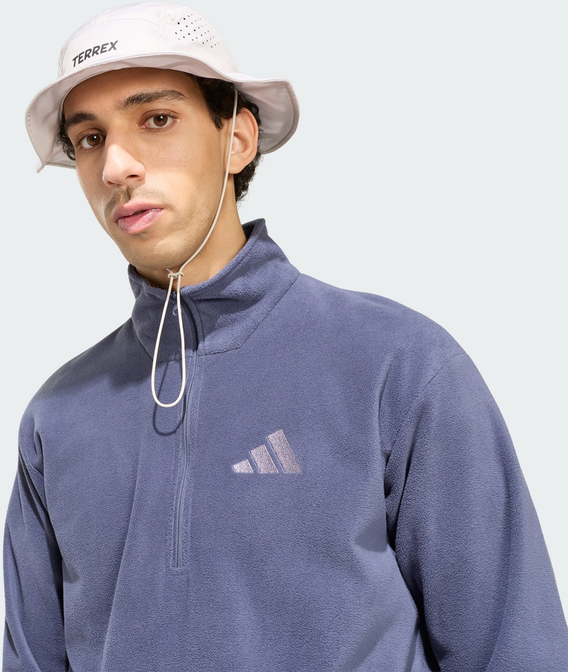 ADIDAS, Adidas Terrex Multi Essentials Fleecejacka Med Halv Dragkedja
