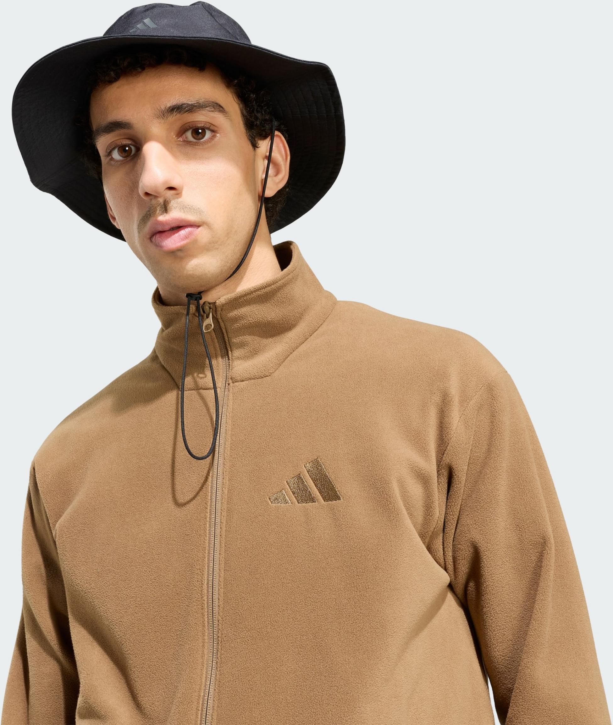 ADIDAS, Adidas Terrex Multi Essentials Fleecejacka Med Hel Dragkedja