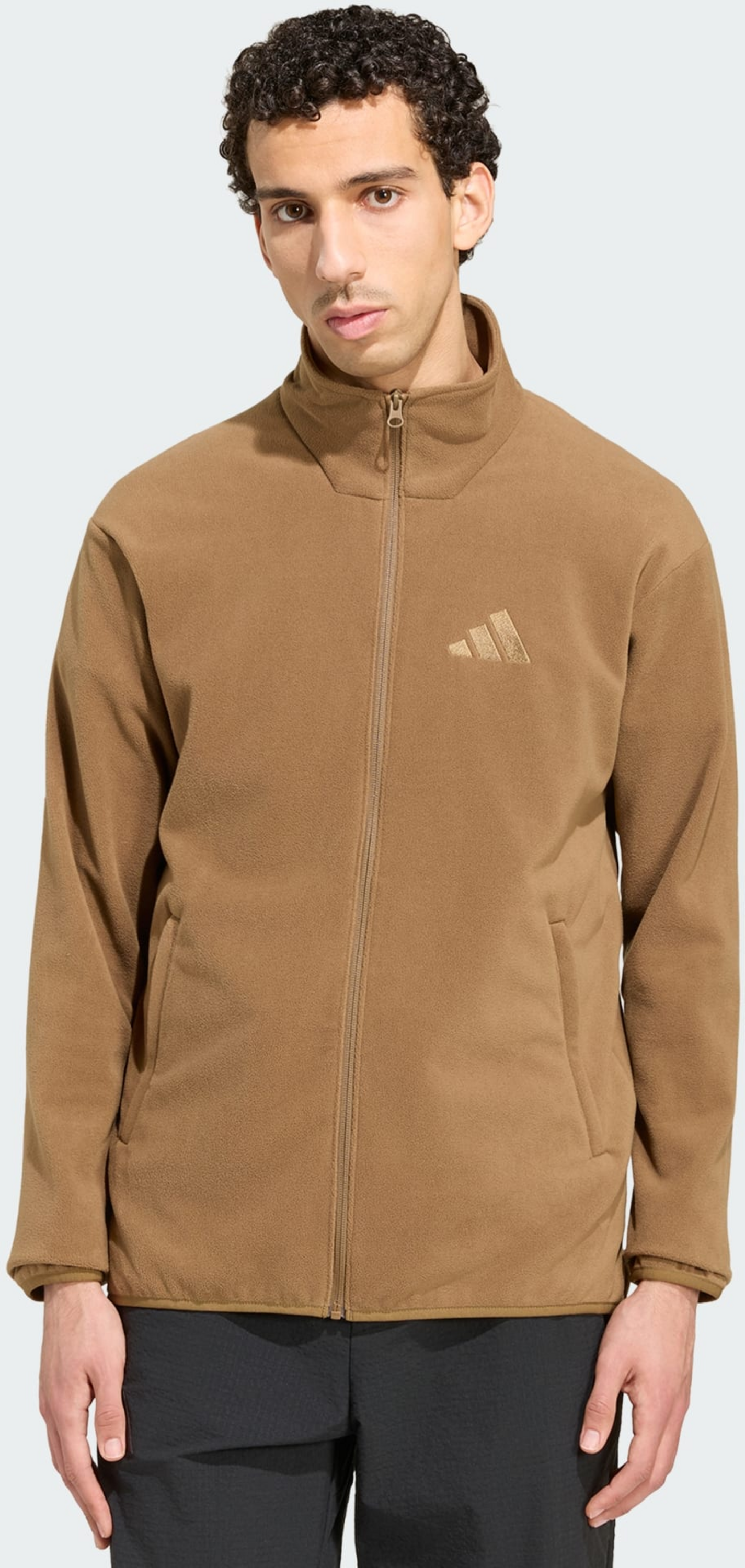 ADIDAS, Adidas Terrex Multi Essentials Fleecejacka Med Hel Dragkedja