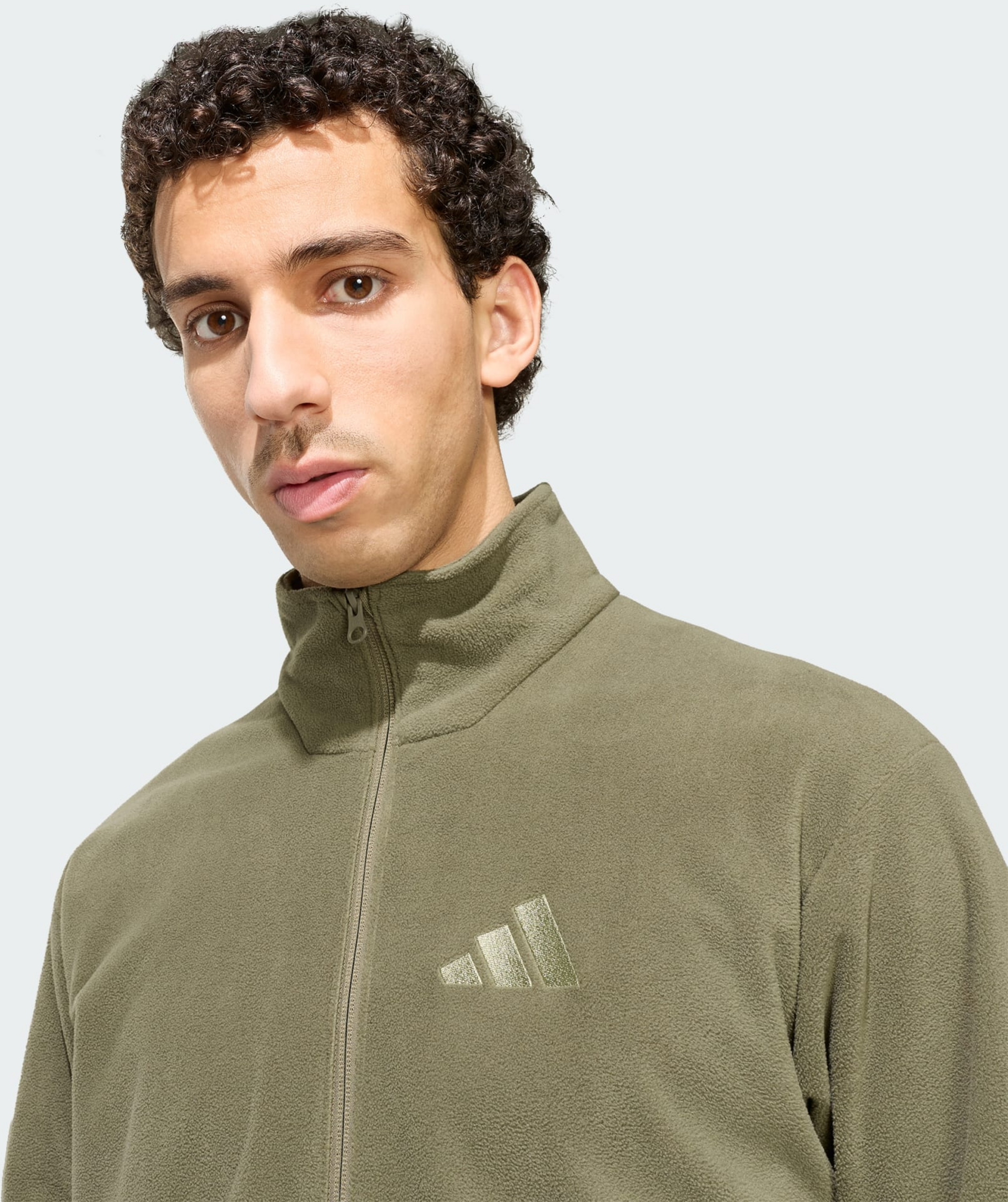 ADIDAS, Adidas Terrex Multi Essentials Fleecejacka Med Hel Dragkedja