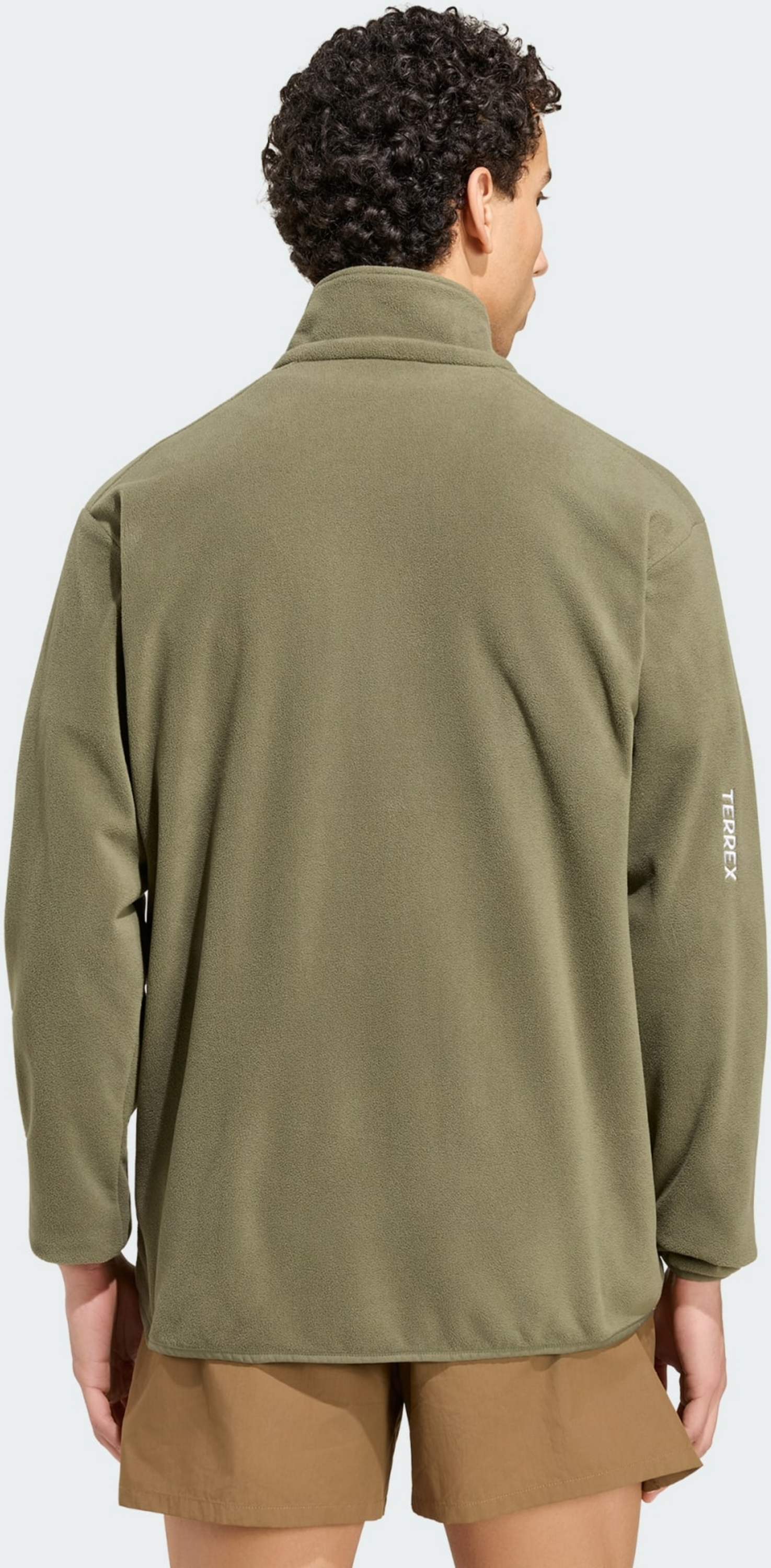 ADIDAS, Adidas Terrex Multi Essentials Fleecejacka Med Hel Dragkedja