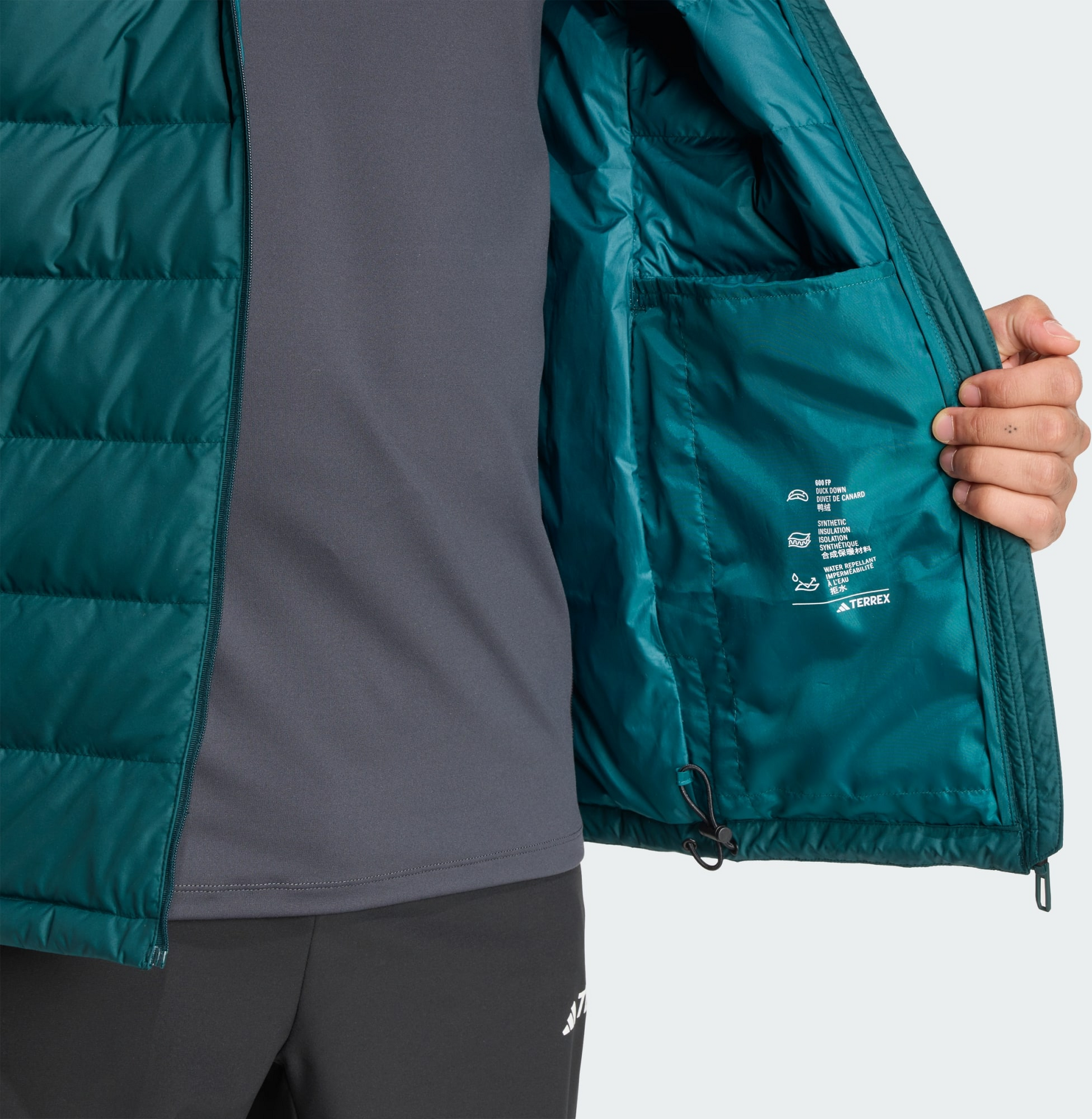 ADIDAS, Adidas Terrex Multi Light Down Climawarm Hooded Jacka