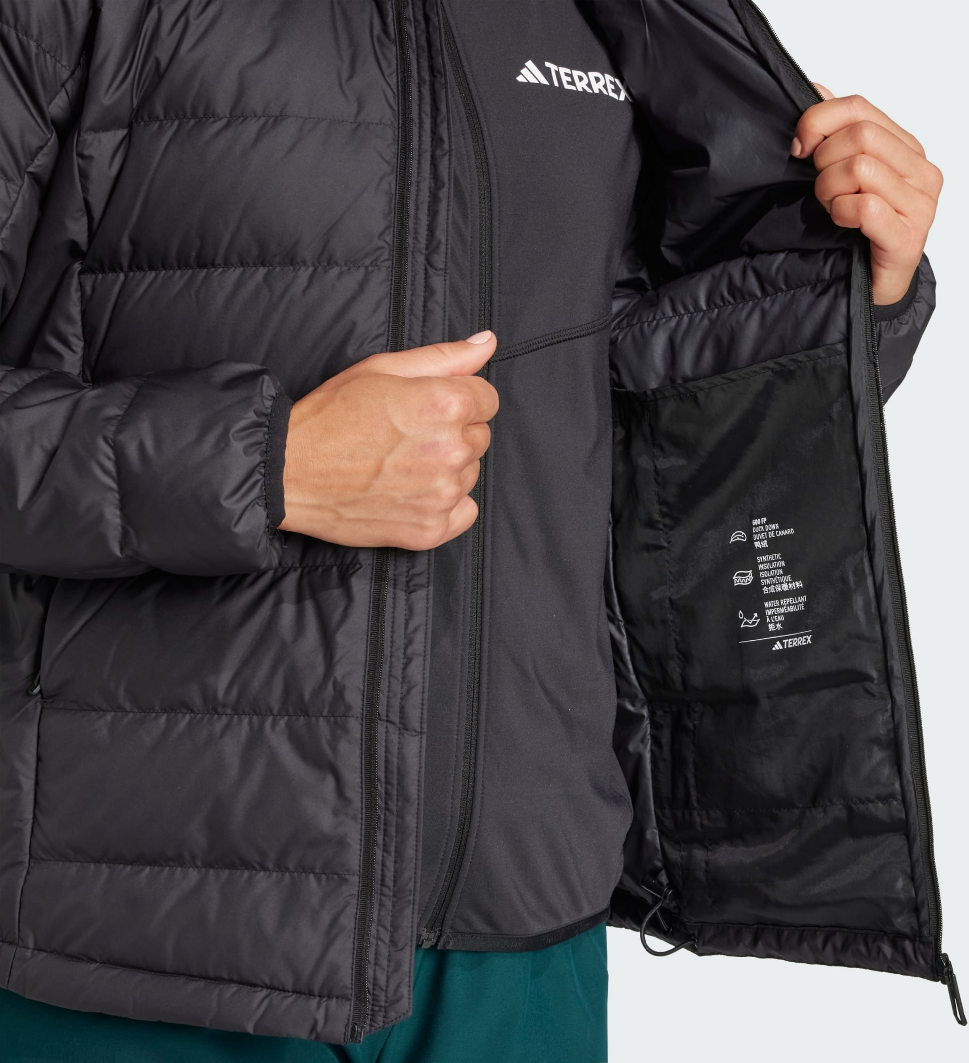 ADIDAS, Adidas Terrex Multi Light Down Climawarm Hooded Jacka