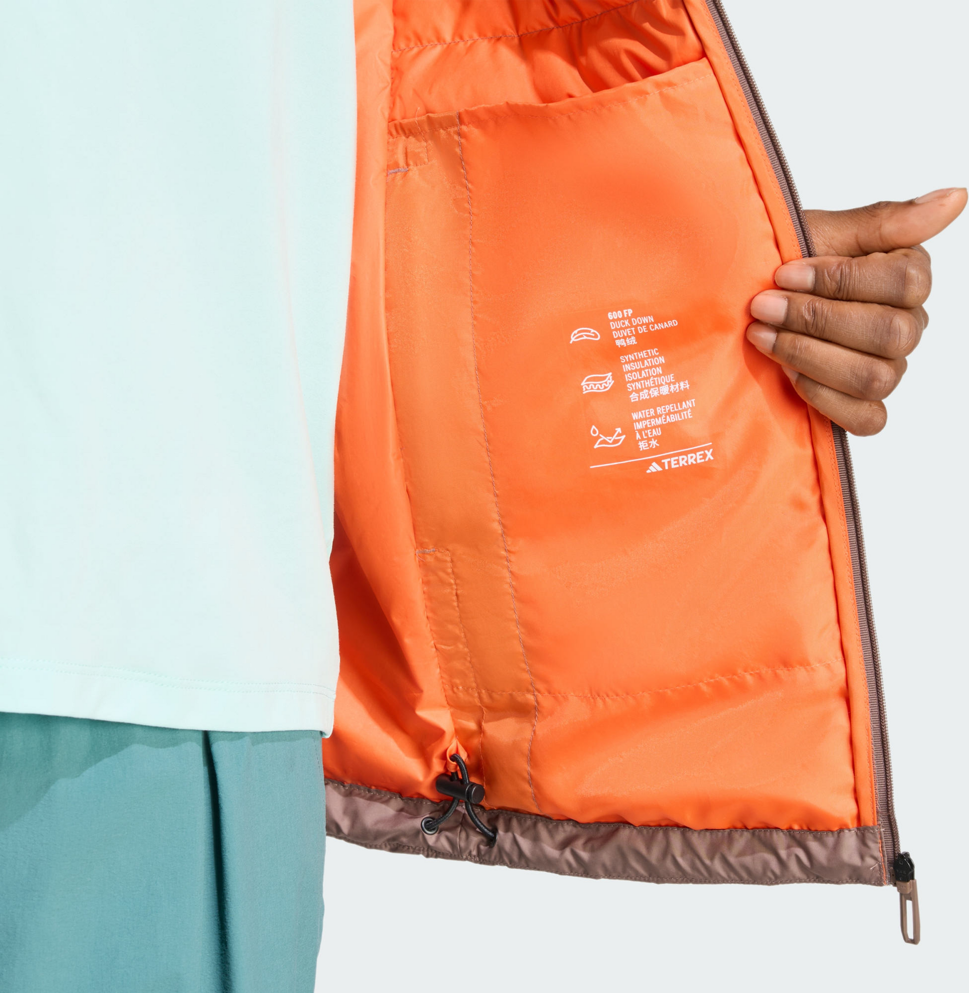 ADIDAS, Adidas Terrex Multi Light Down Climawarm Hooded Jacka