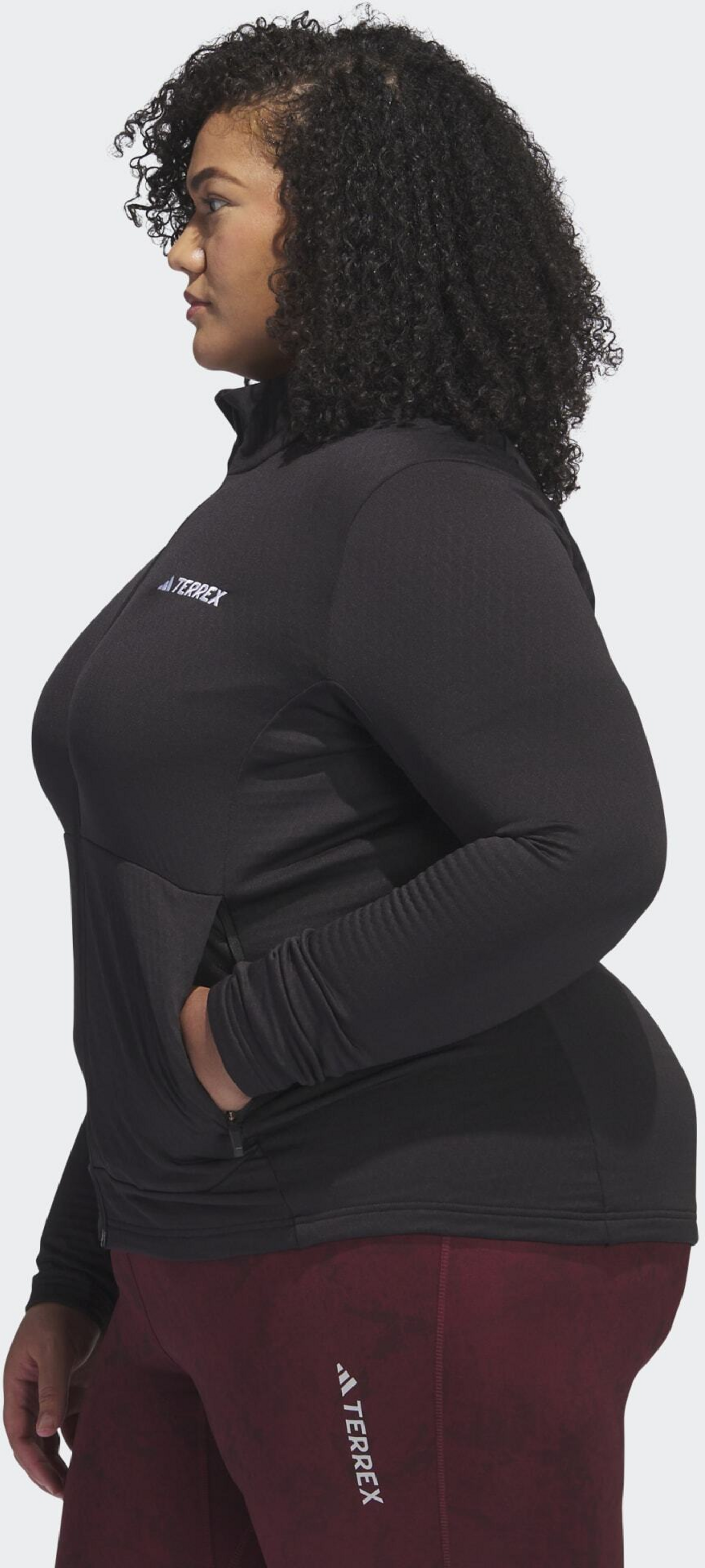 ADIDAS, Adidas Terrex Multi Light Fleece Full-zip Jacka (plus Size)