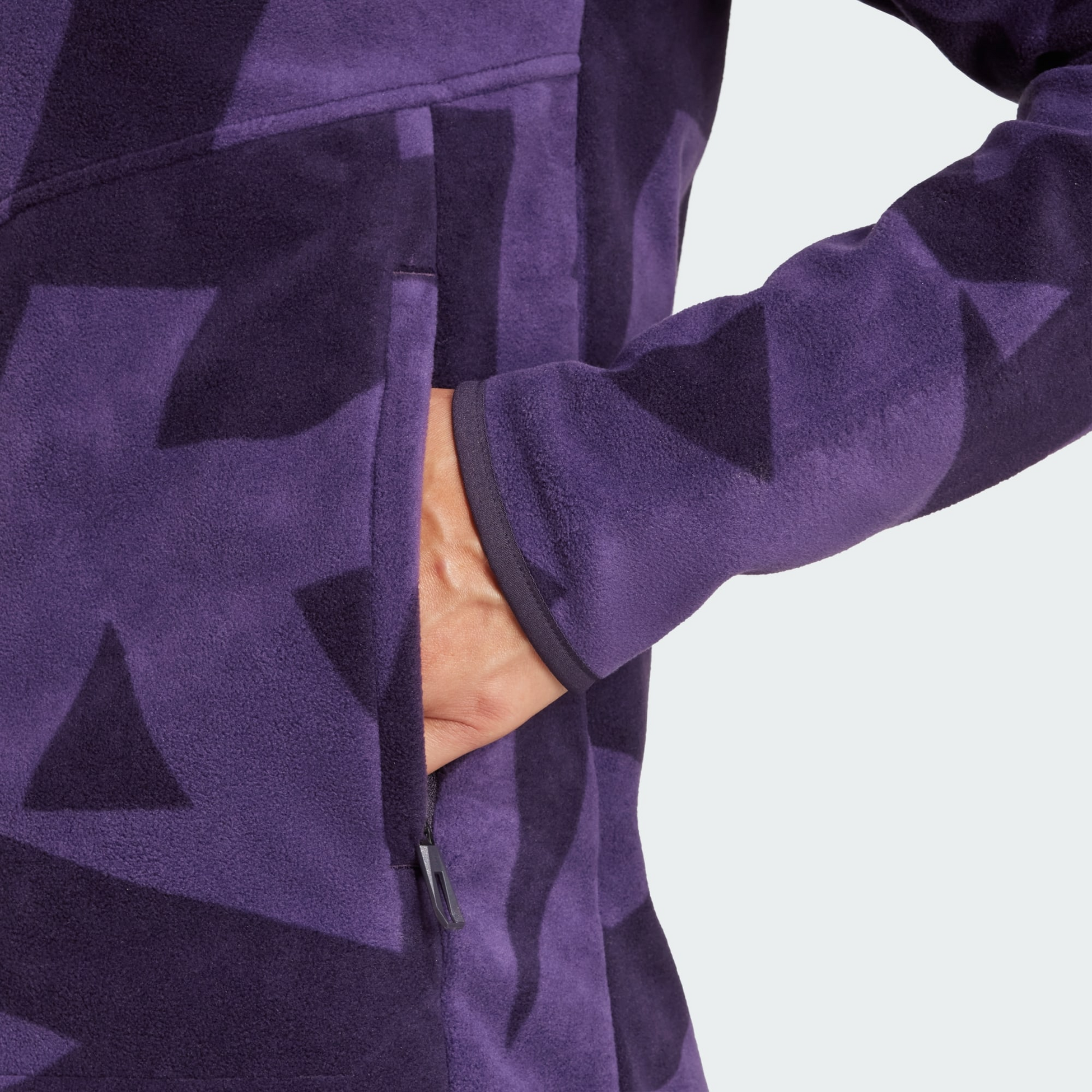 ADIDAS, Adidas Terrex Multi Printed Full-zip Fleece Jacka