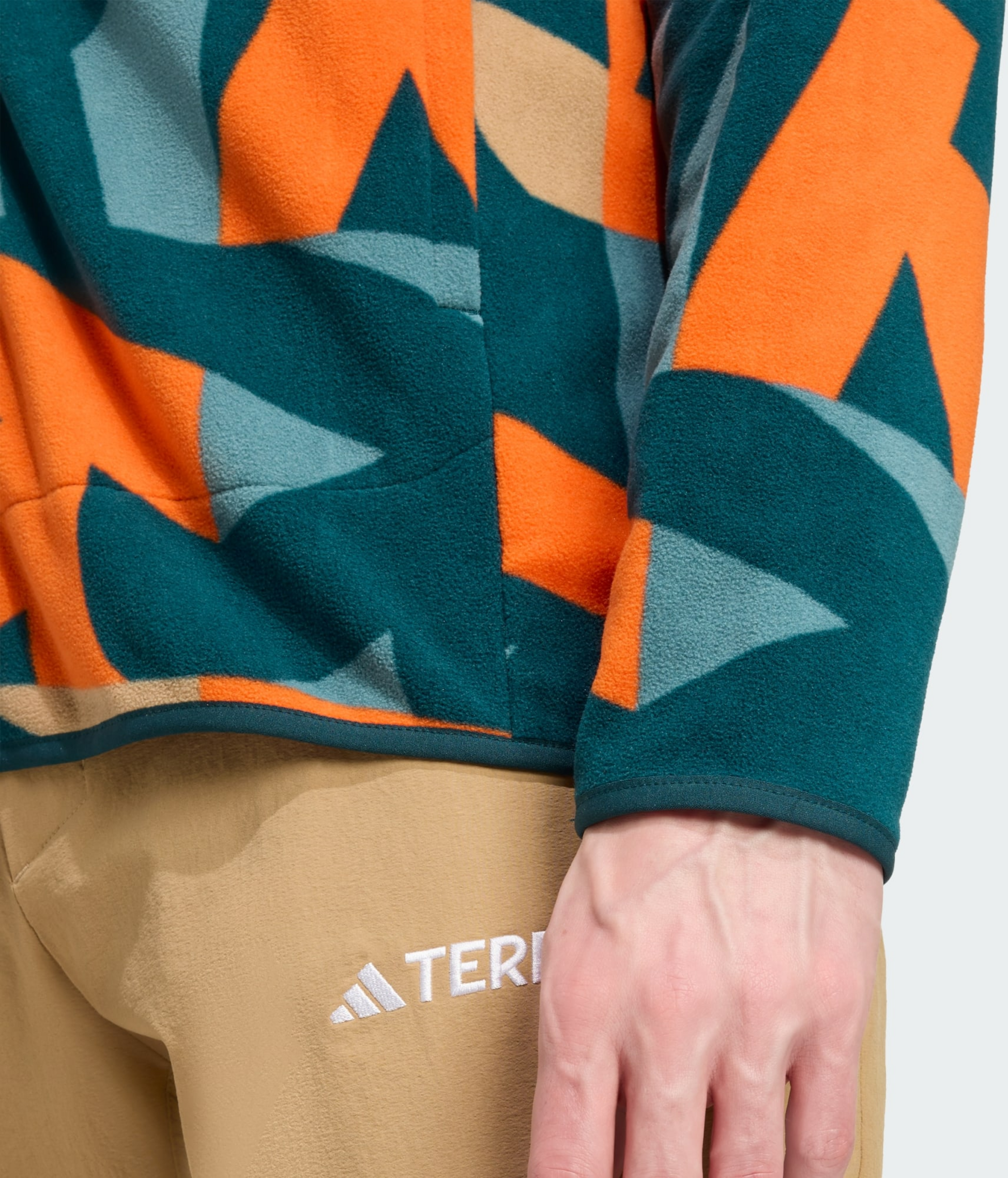 ADIDAS, Adidas Terrex Multi Printed Full-zip Fleece Jacka