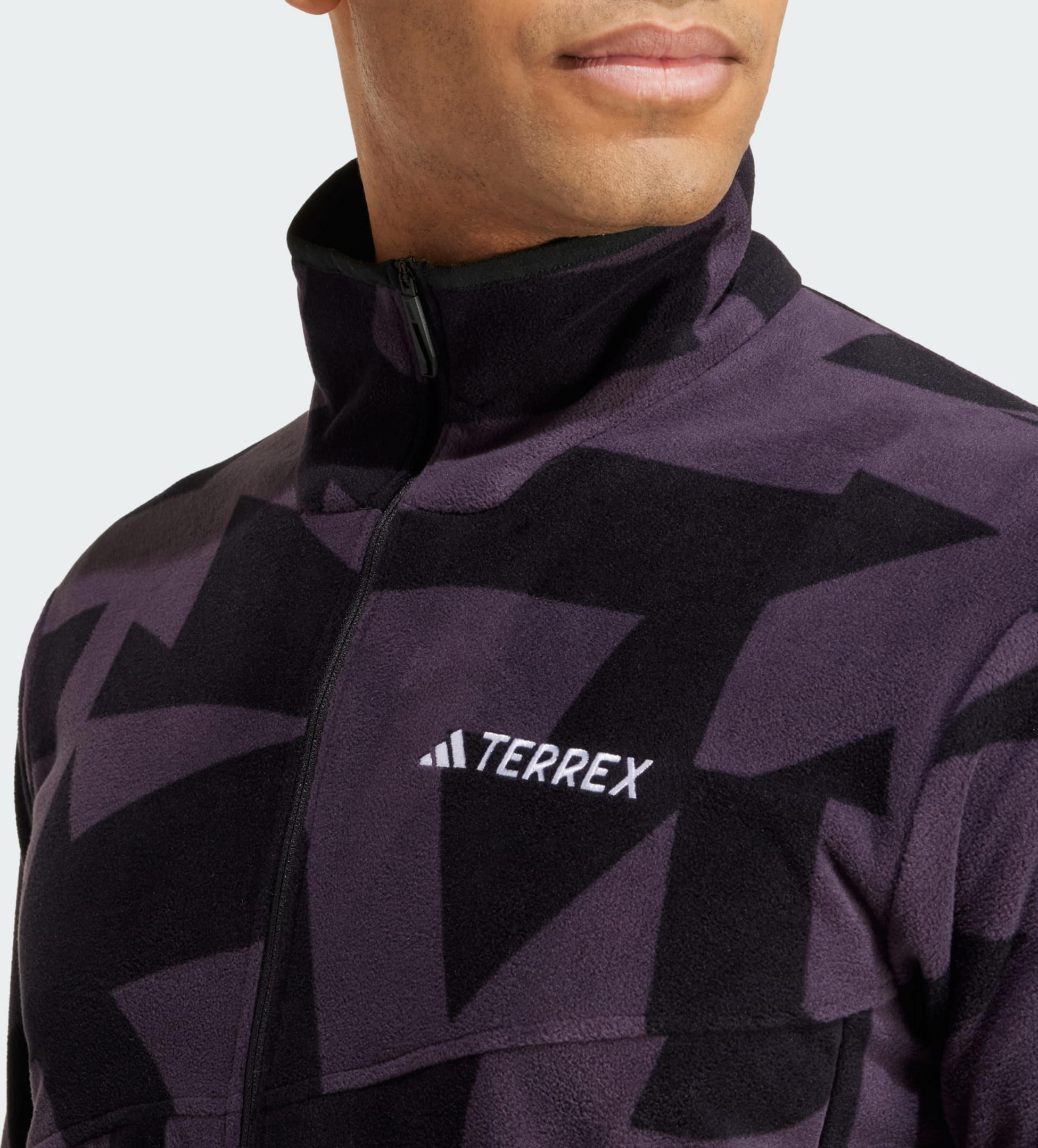 ADIDAS, Adidas Terrex Multi Printed Full-zip Fleece Jacka