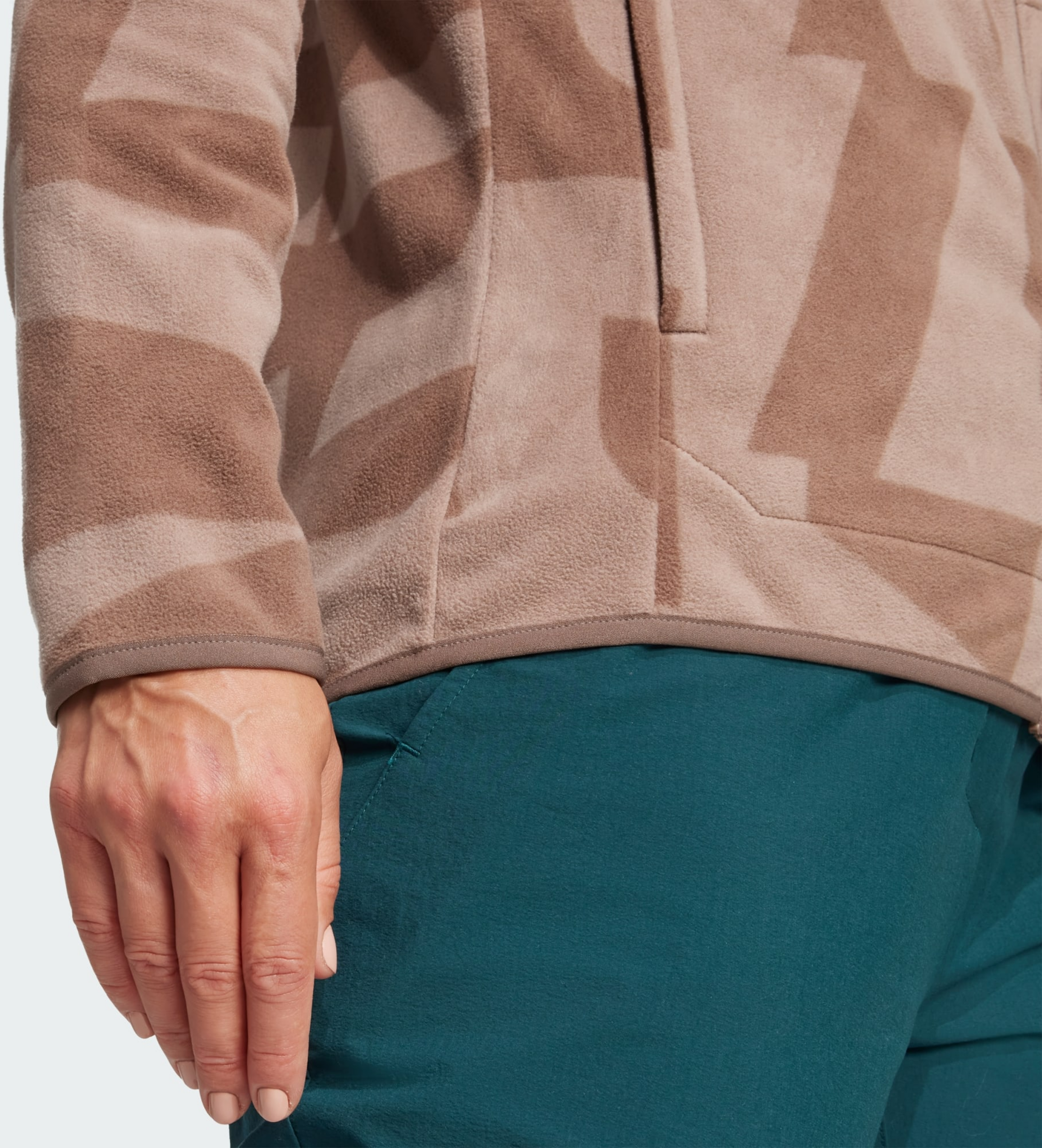 ADIDAS, Adidas Terrex Multi Printed Full-zip Fleece Jacka