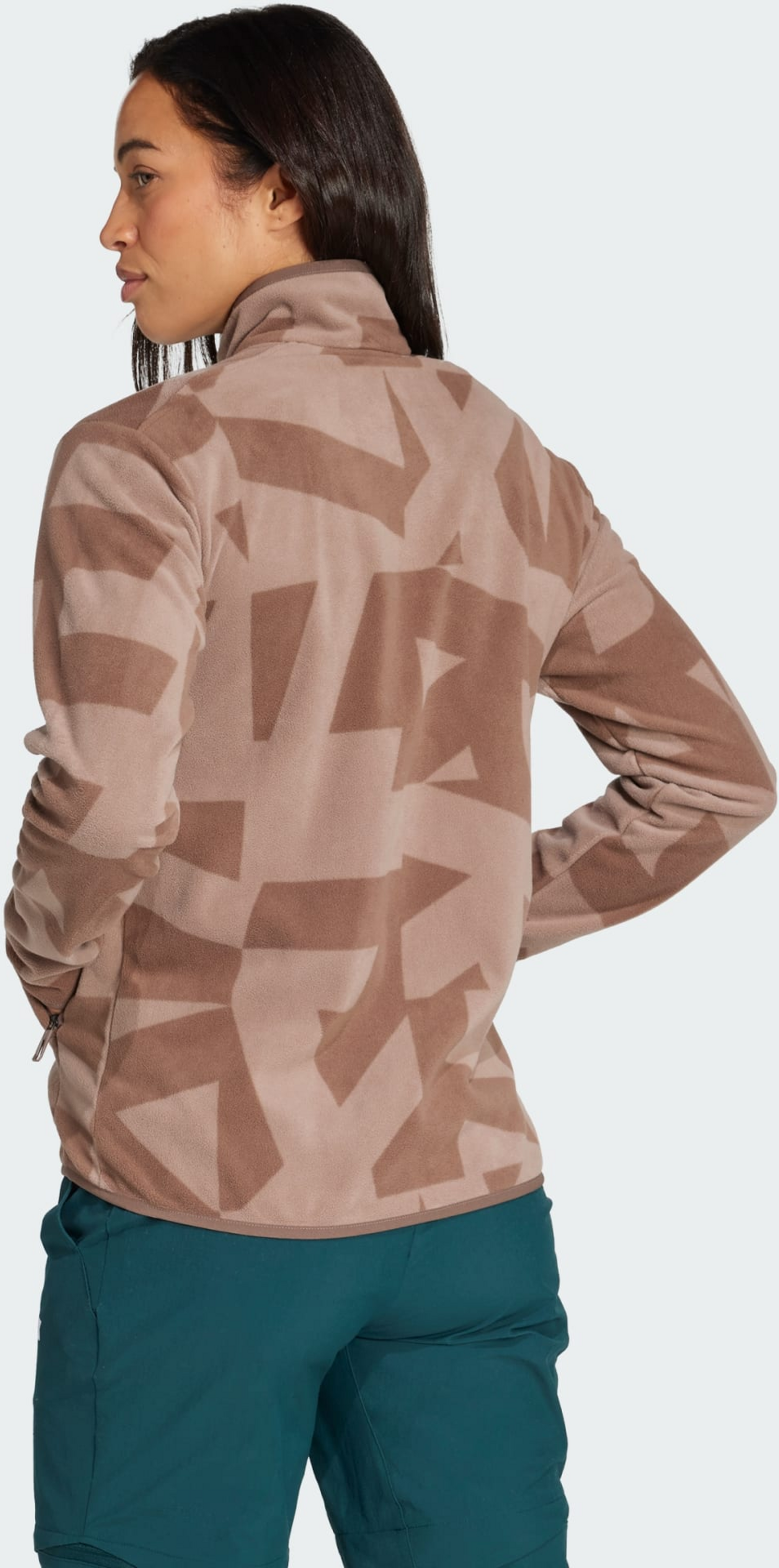 ADIDAS, Adidas Terrex Multi Printed Full-zip Fleece Jacka