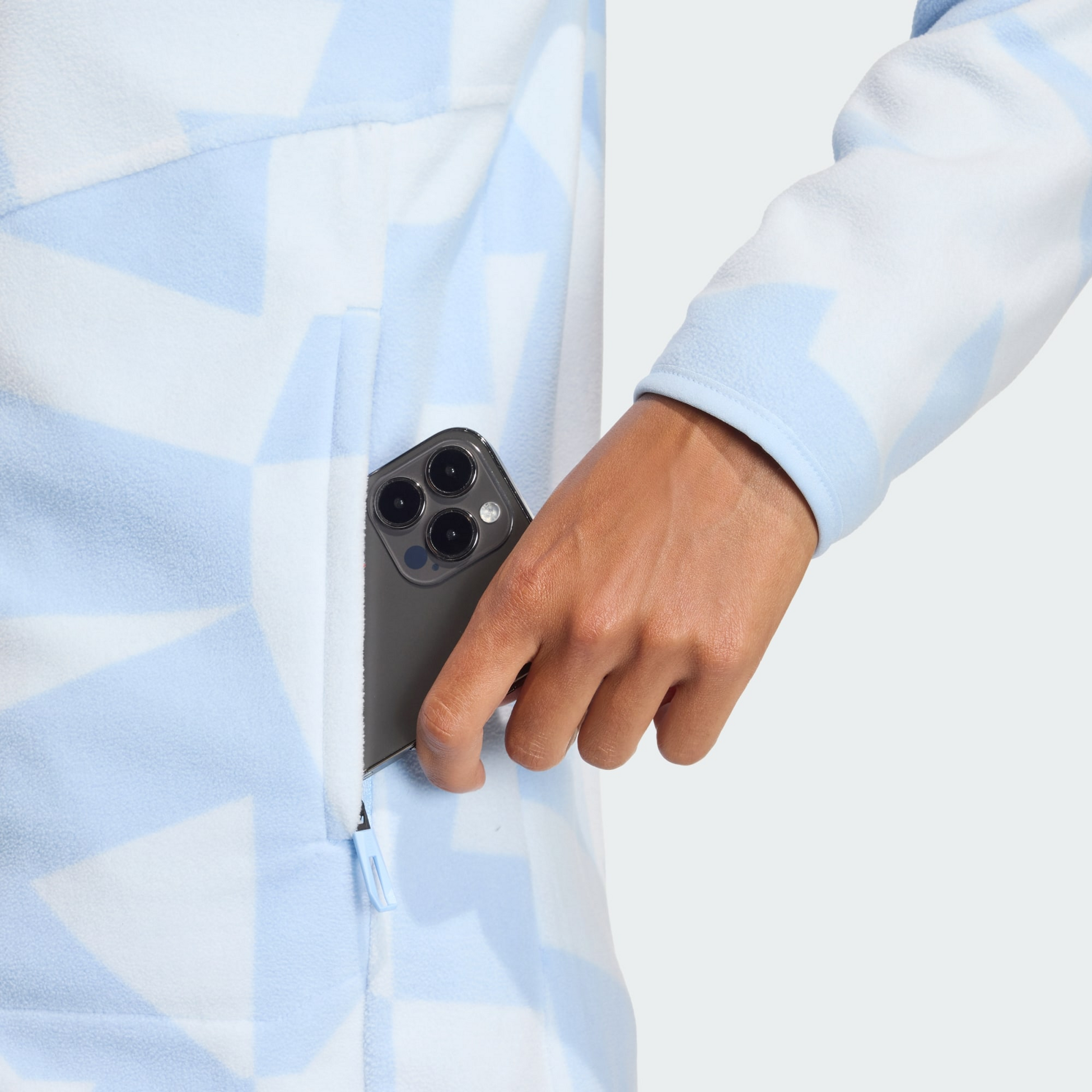 ADIDAS, Adidas Terrex Multi Printed Full-zip Fleece Jacka