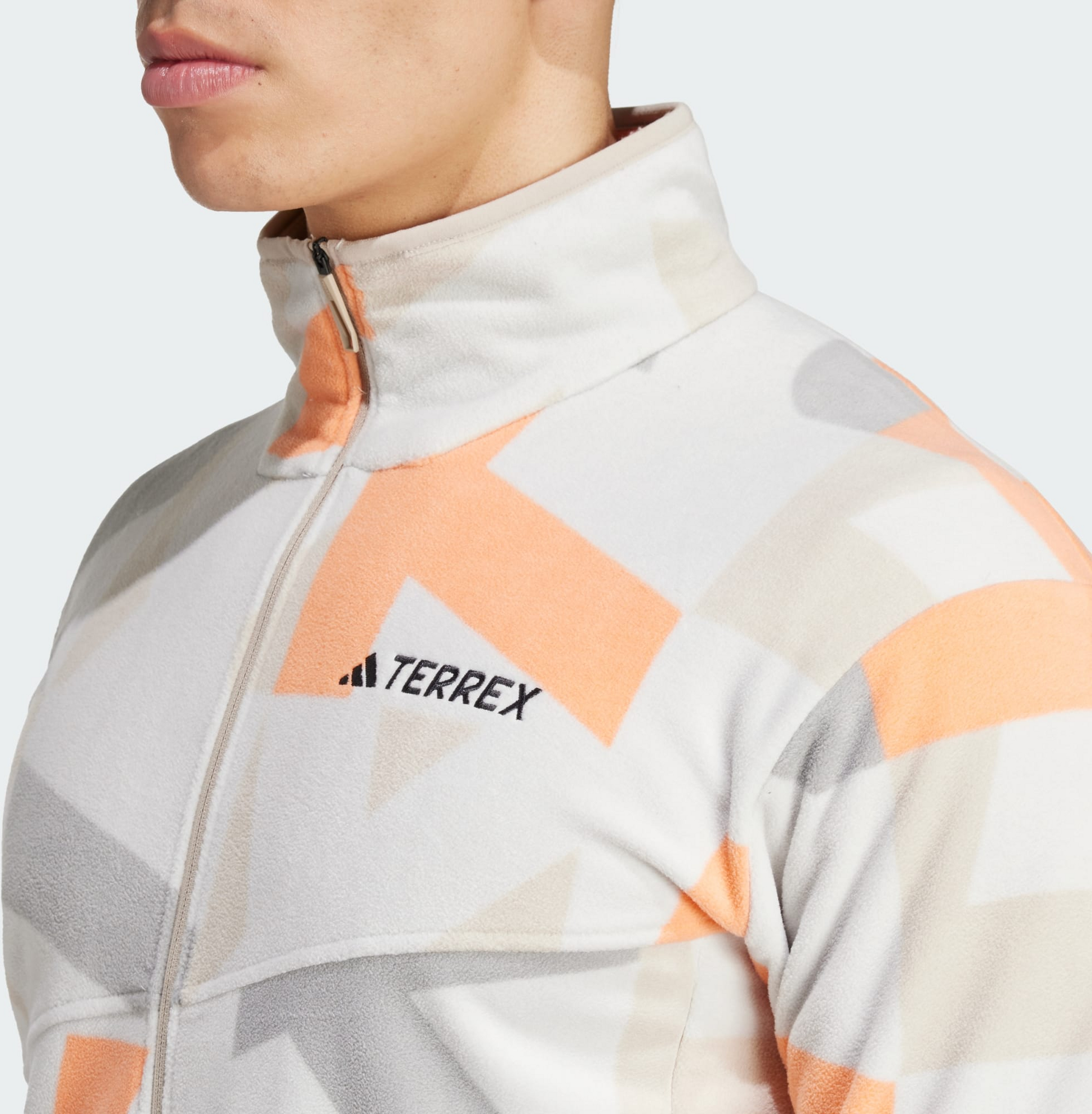 ADIDAS, Adidas Terrex Multi Printed Full-zip Fleece Jacka