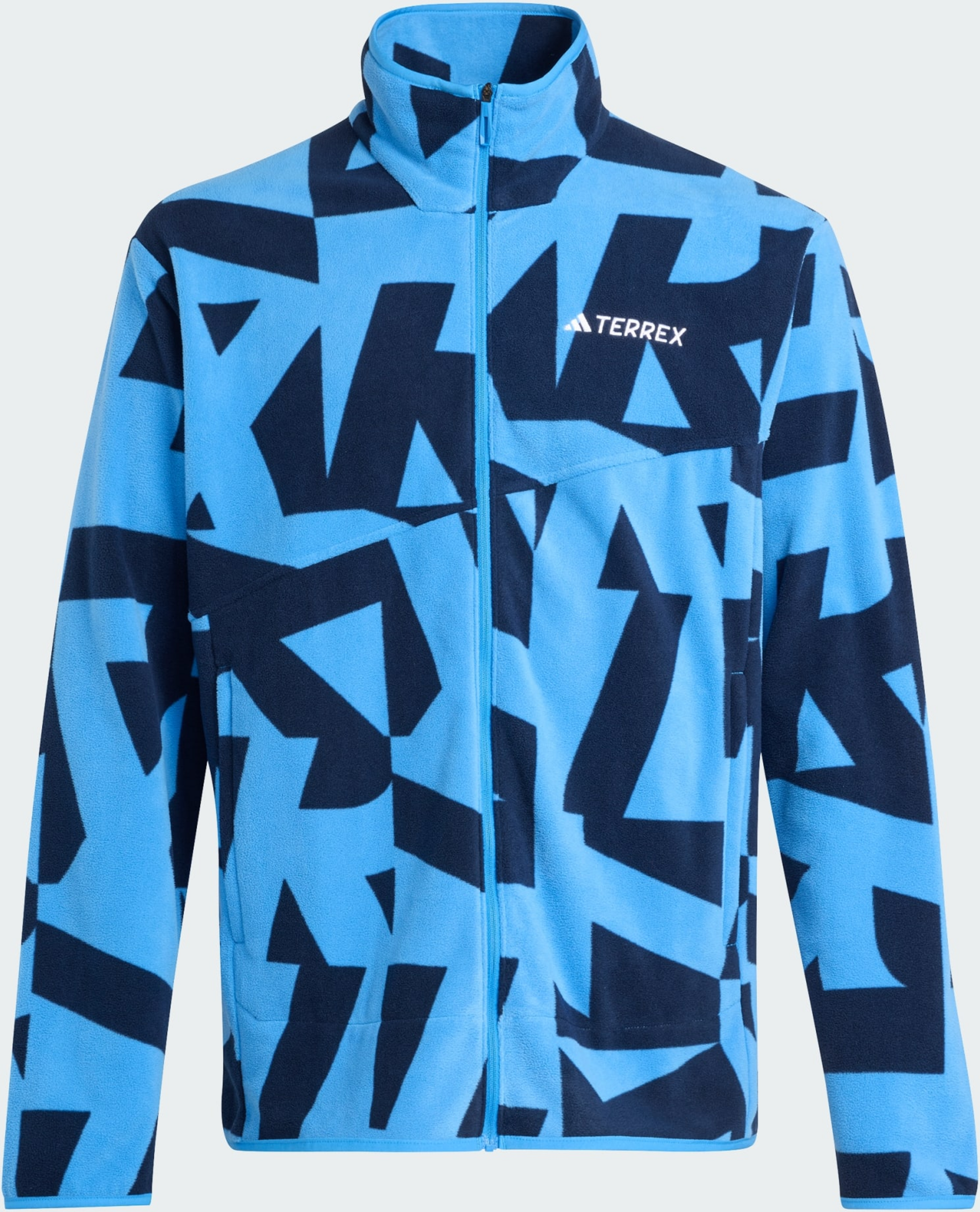 ADIDAS, Adidas Terrex Multi Printed Full-zip Fleece Jacka