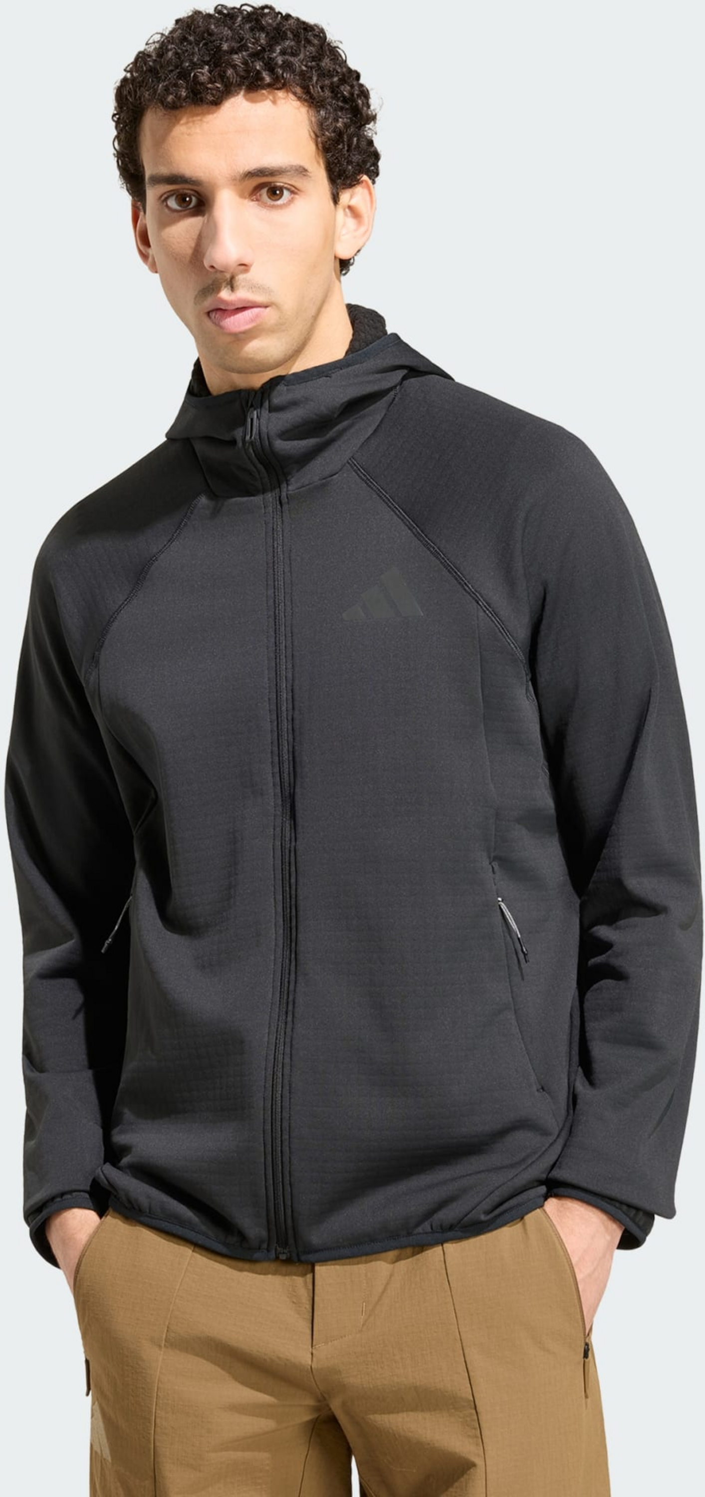 ADIDAS, Adidas Terrex Xperior Climawarm+ Ventknit Fleecejacka Med Huva