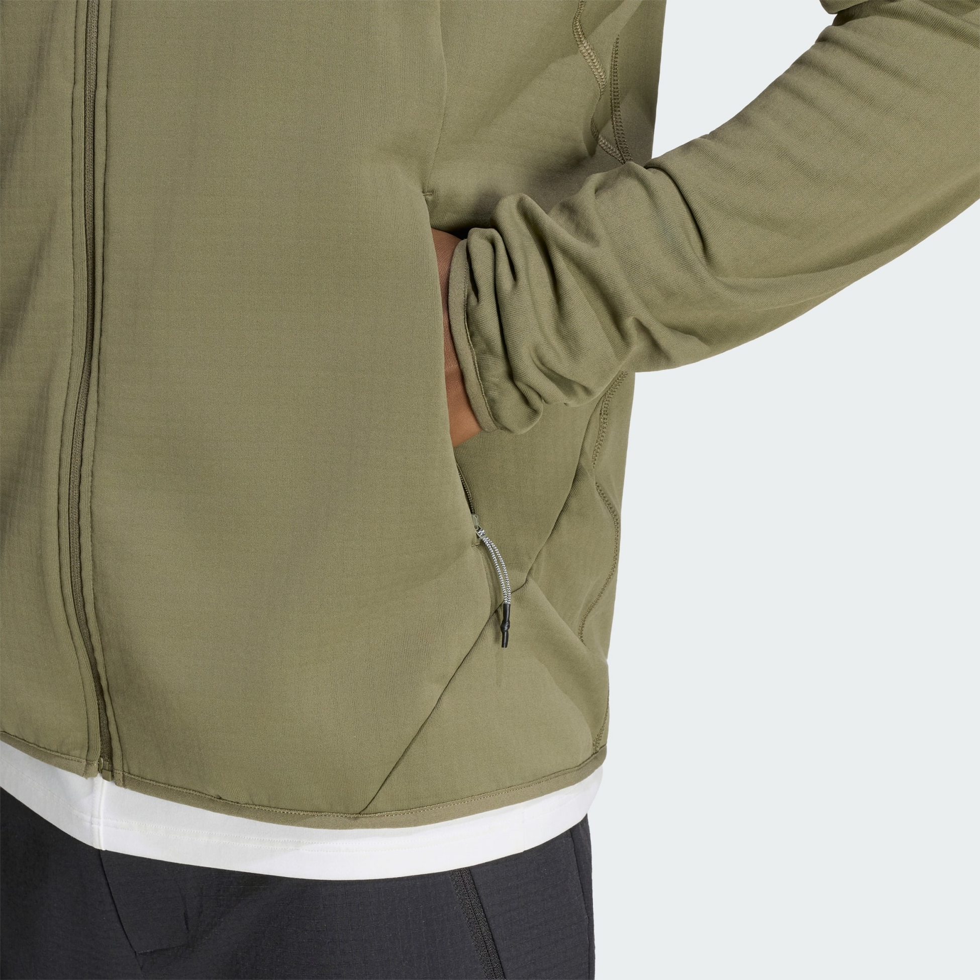 ADIDAS, Adidas Terrex Xperior Climawarm+ Ventknit Fleecejacka Med Huva