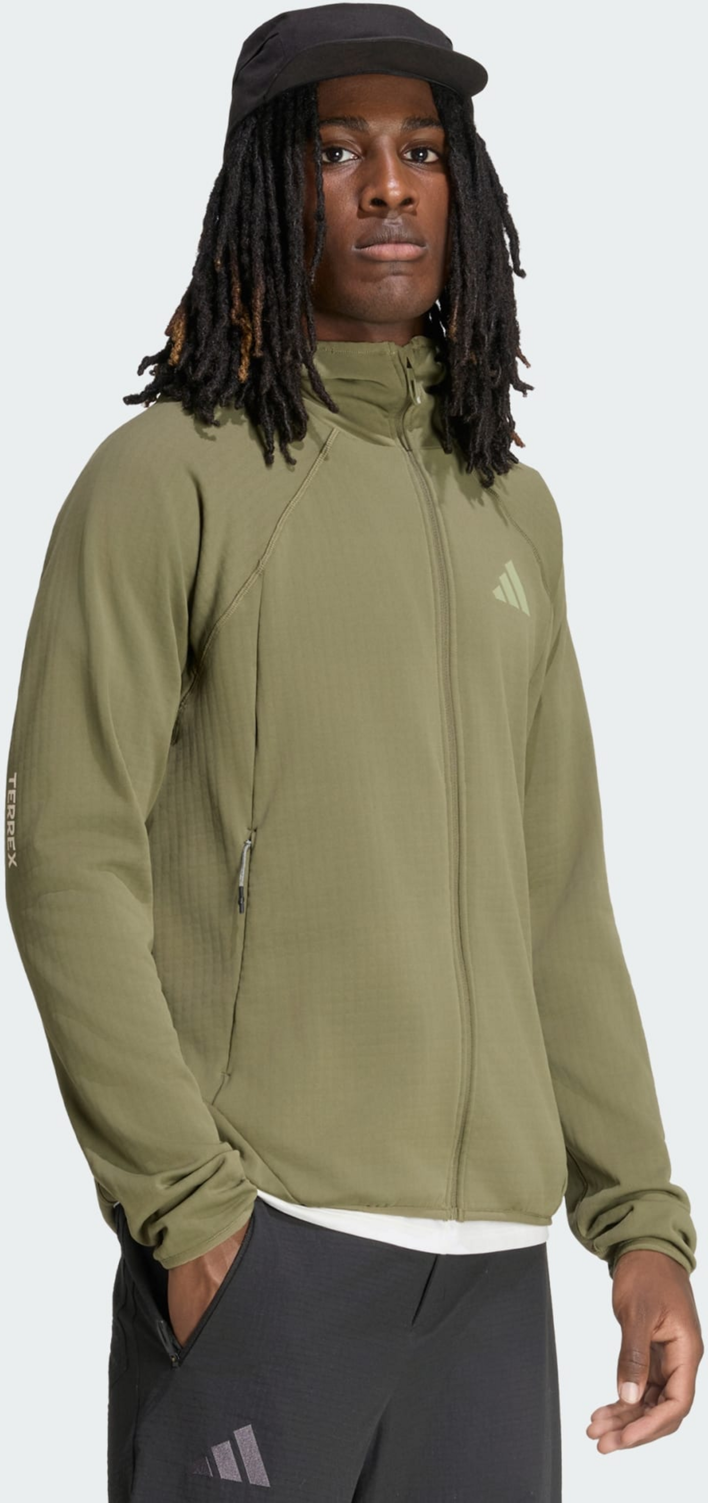 ADIDAS, Adidas Terrex Xperior Climawarm+ Ventknit Fleecejacka Med Huva